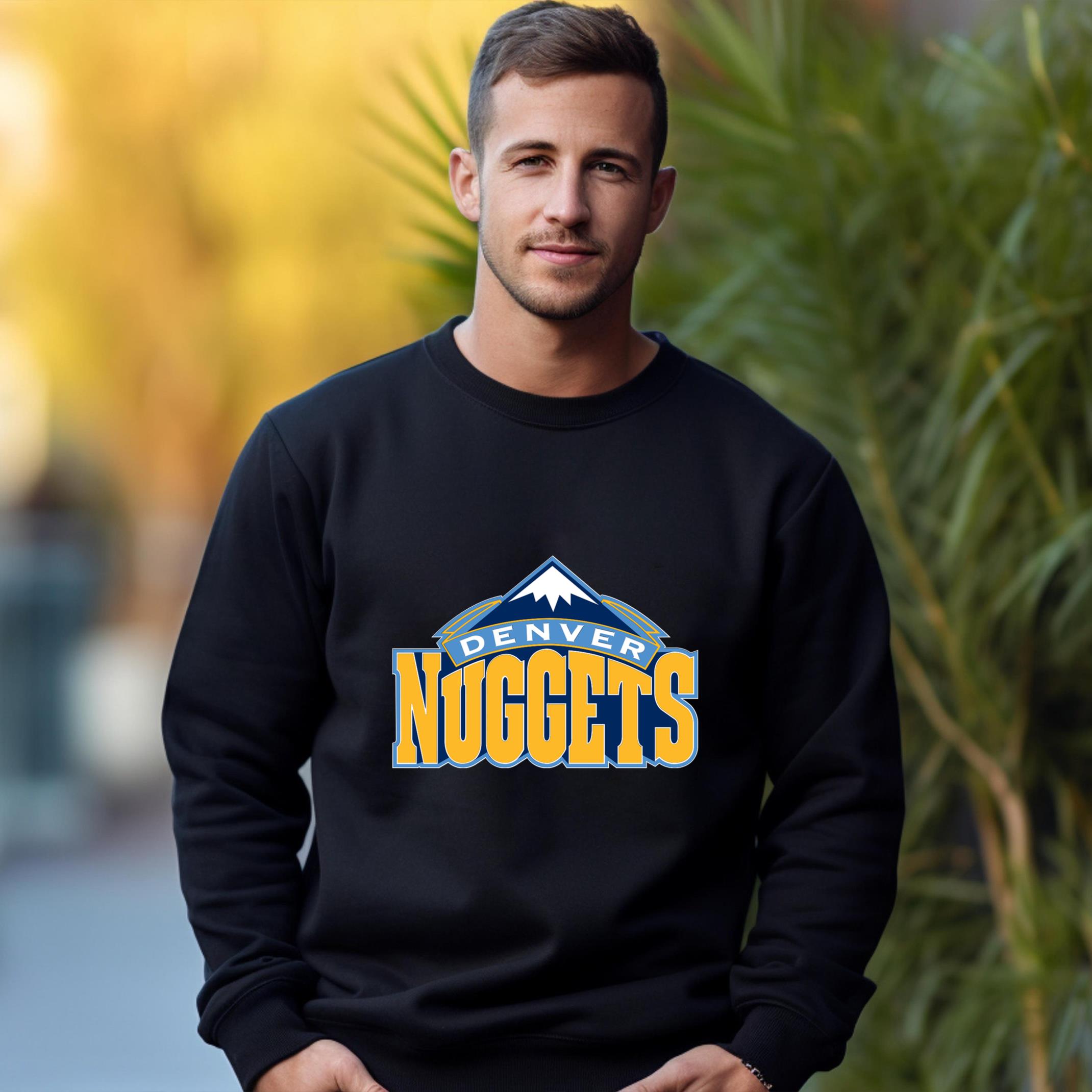 Denver Nuggets Team Fan Apparel Adult Sweatshirt, Ultimate Logo Sweatshirt