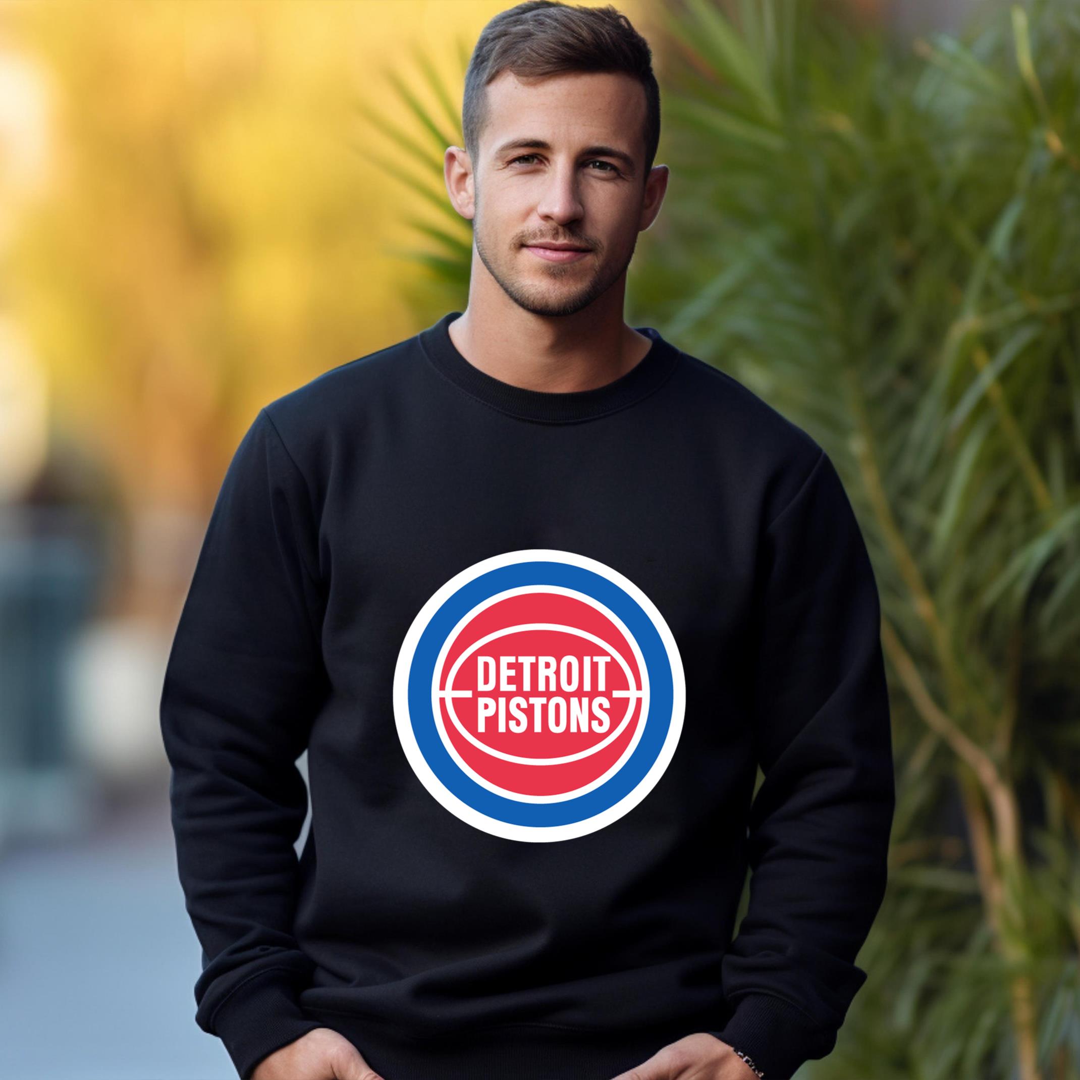 Detroit Pistons Team Fan Apparel Adult Sweatshirt, Ultimate Logo Sweatshirt