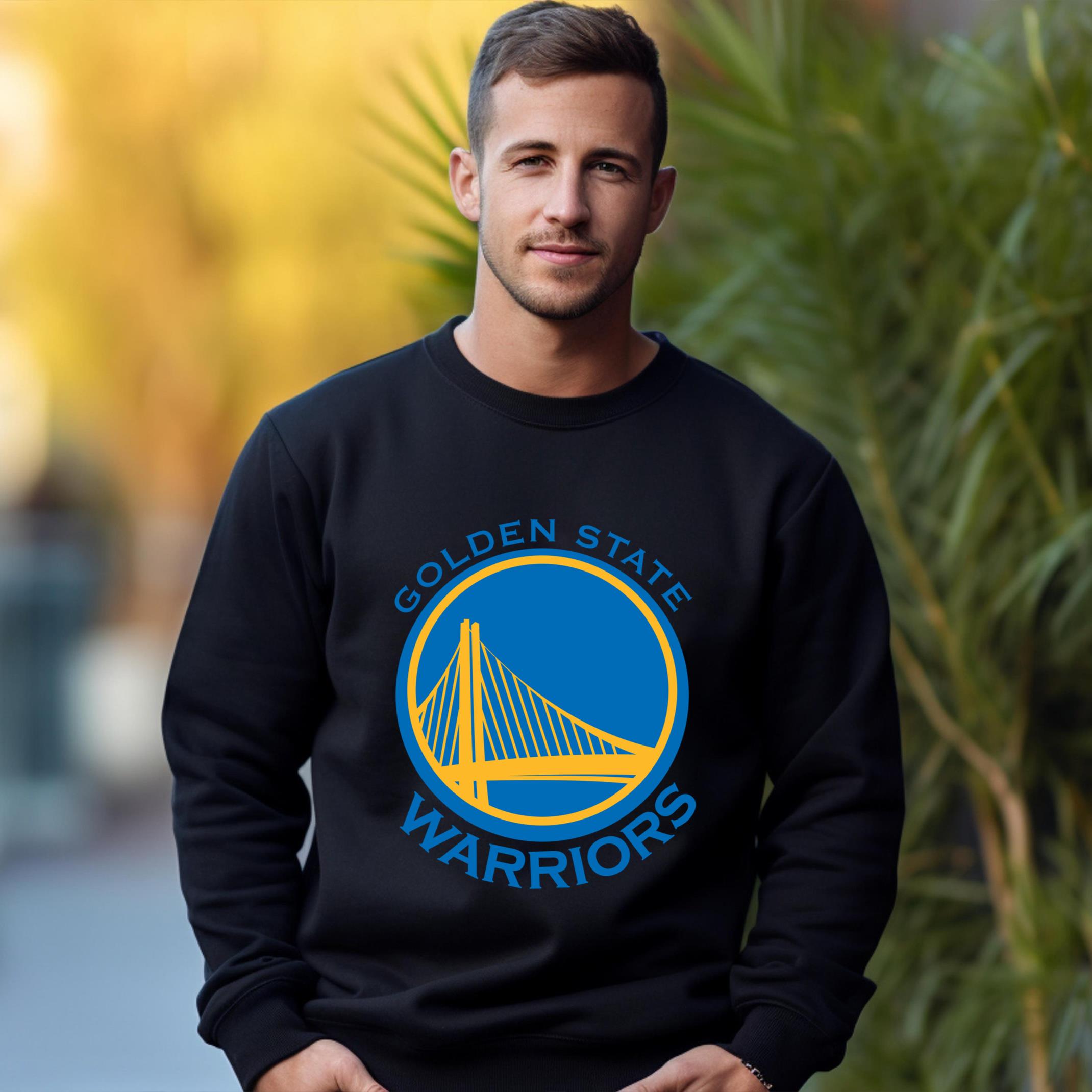 Golden State Warriors Team Fan Apparel Adult Sweatshirt, Ultimate Logo Sweatshirt