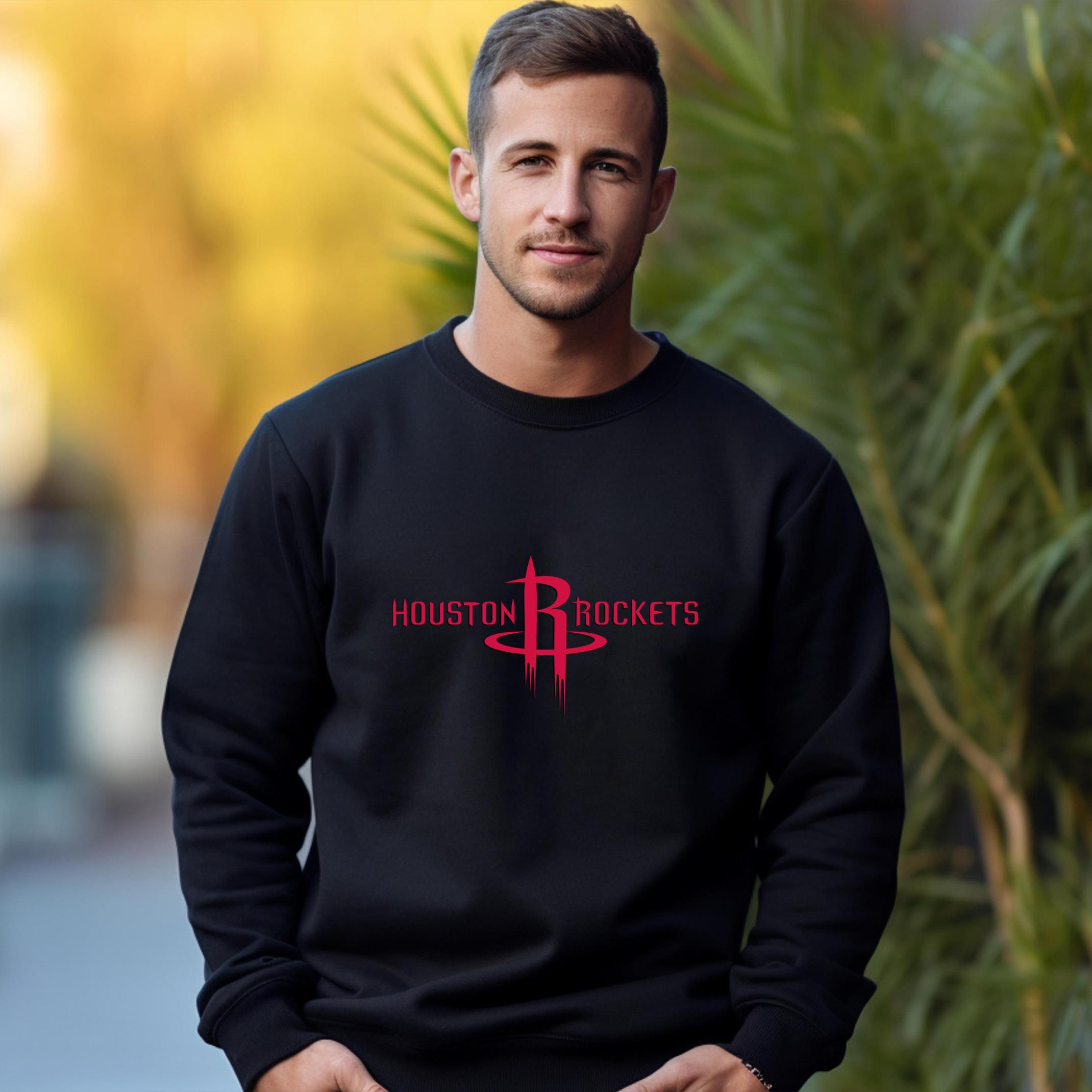 Houston Rockets Team Fan Apparel Adult Sweatshirt, Ultimate Logo Sweatshirt