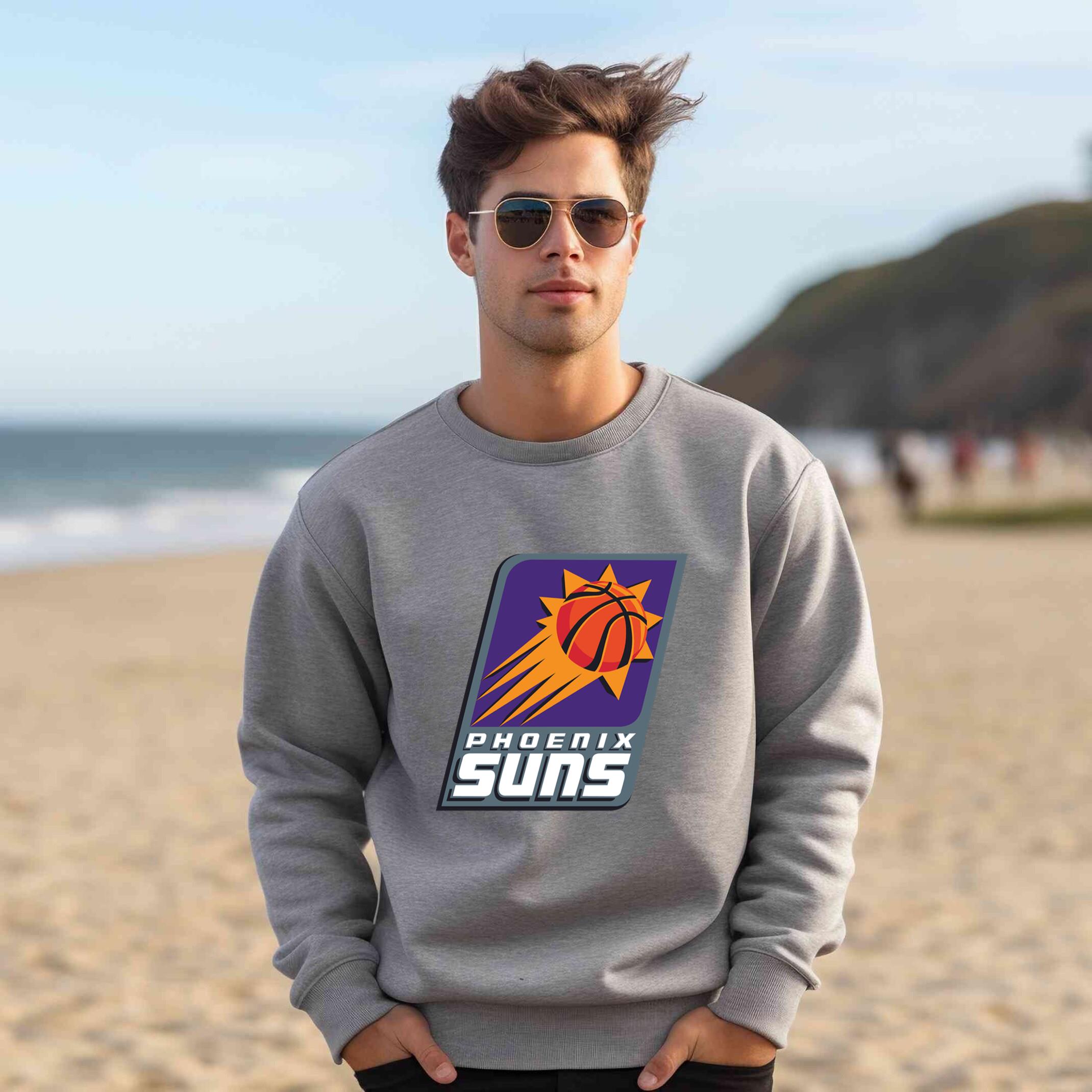 Alternative view of Phoenix suns Team Fan Apparel Adult Sweatshirt, Ultimate Logo Sweatshirt