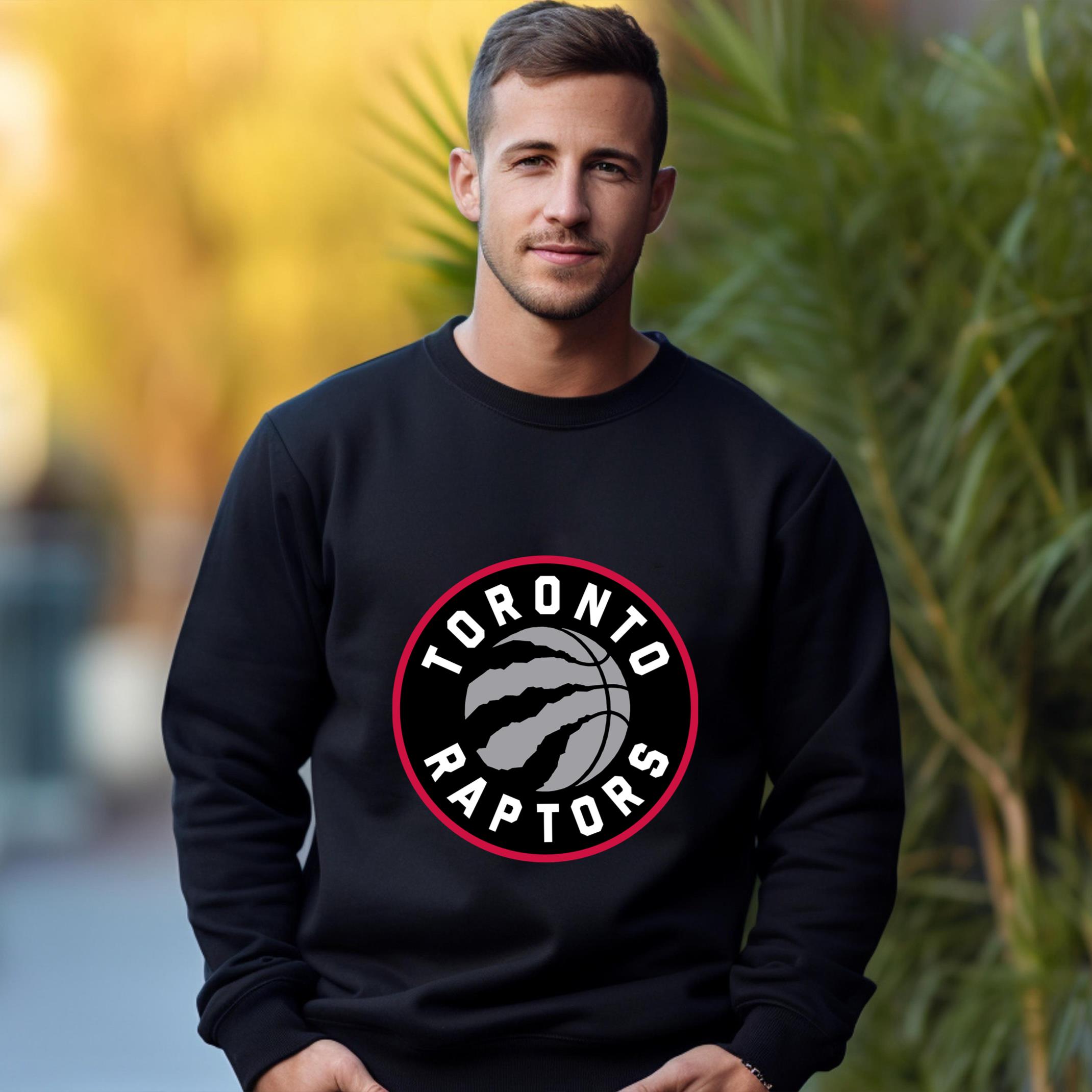 Toronto Raptors Team Fan Apparel Adult Sweatshirt, Ultimate Logo Sweatshirt