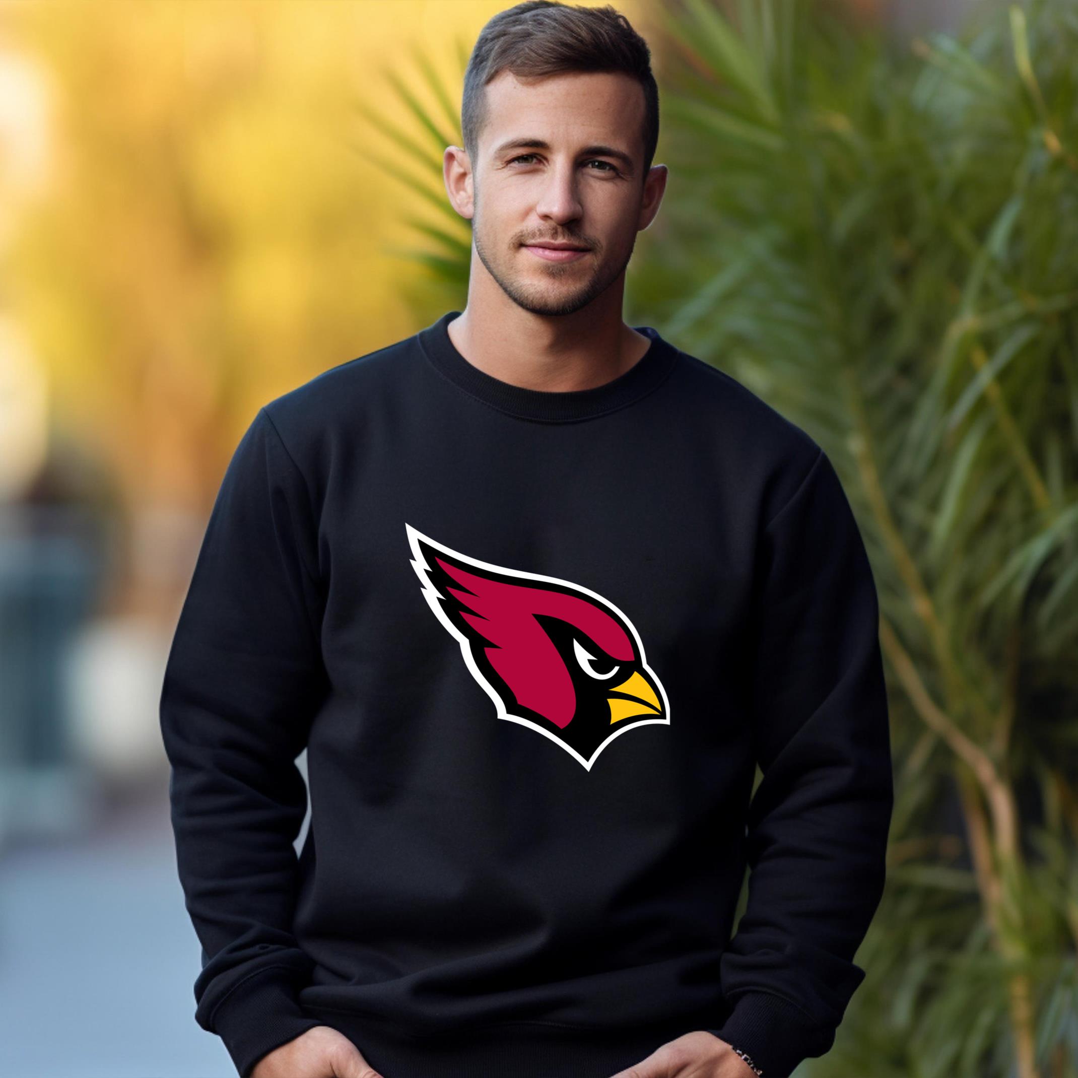 Arizona Cardinals Team Fan Apparel Adult Sweatshirt, Ultimate Logo Sweatshirt, Gifts For Fans