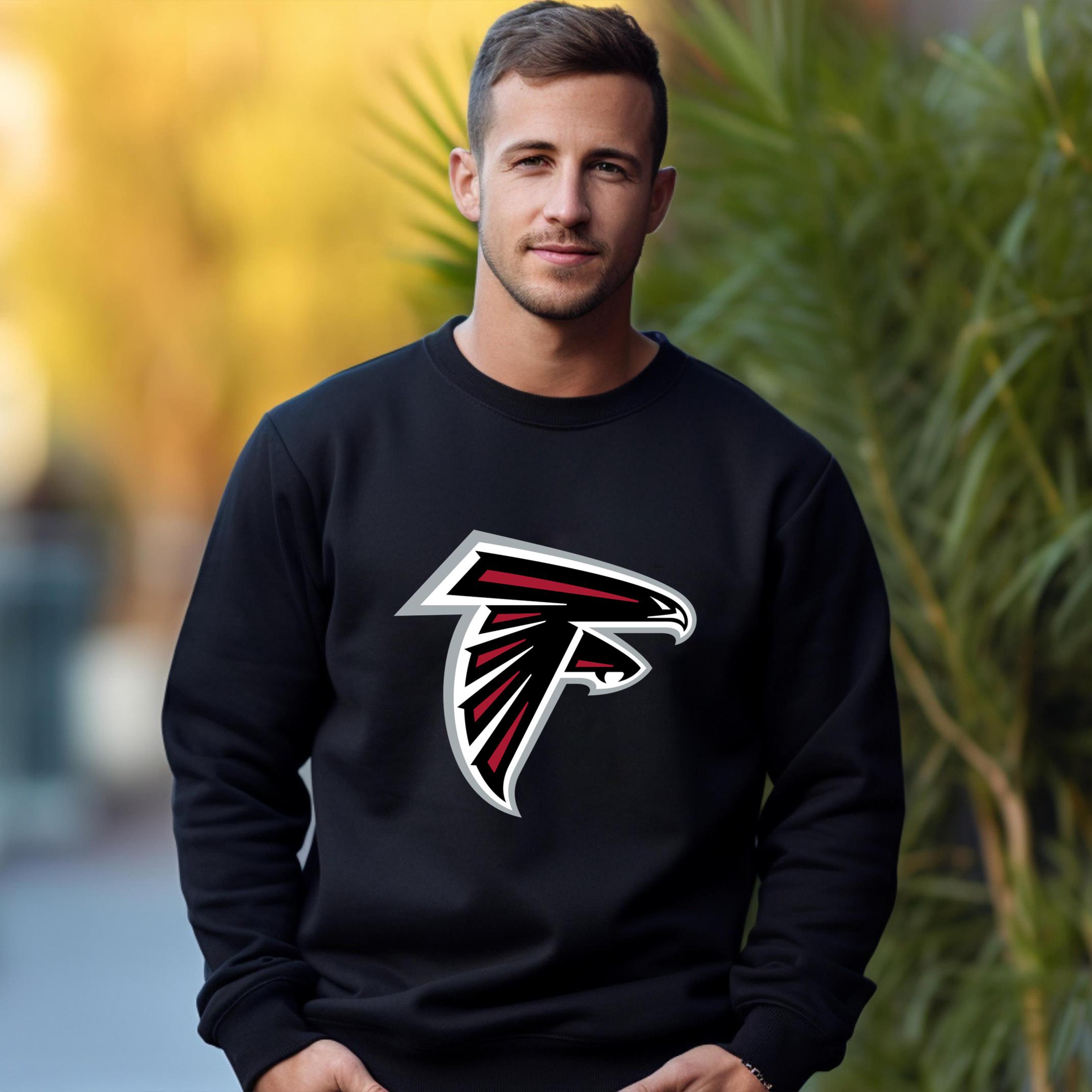 Atlanta Falcons Team Fan Apparel Adult Sweatshirt, Ultimate Logo Sweatshirt, Gifts For Fans