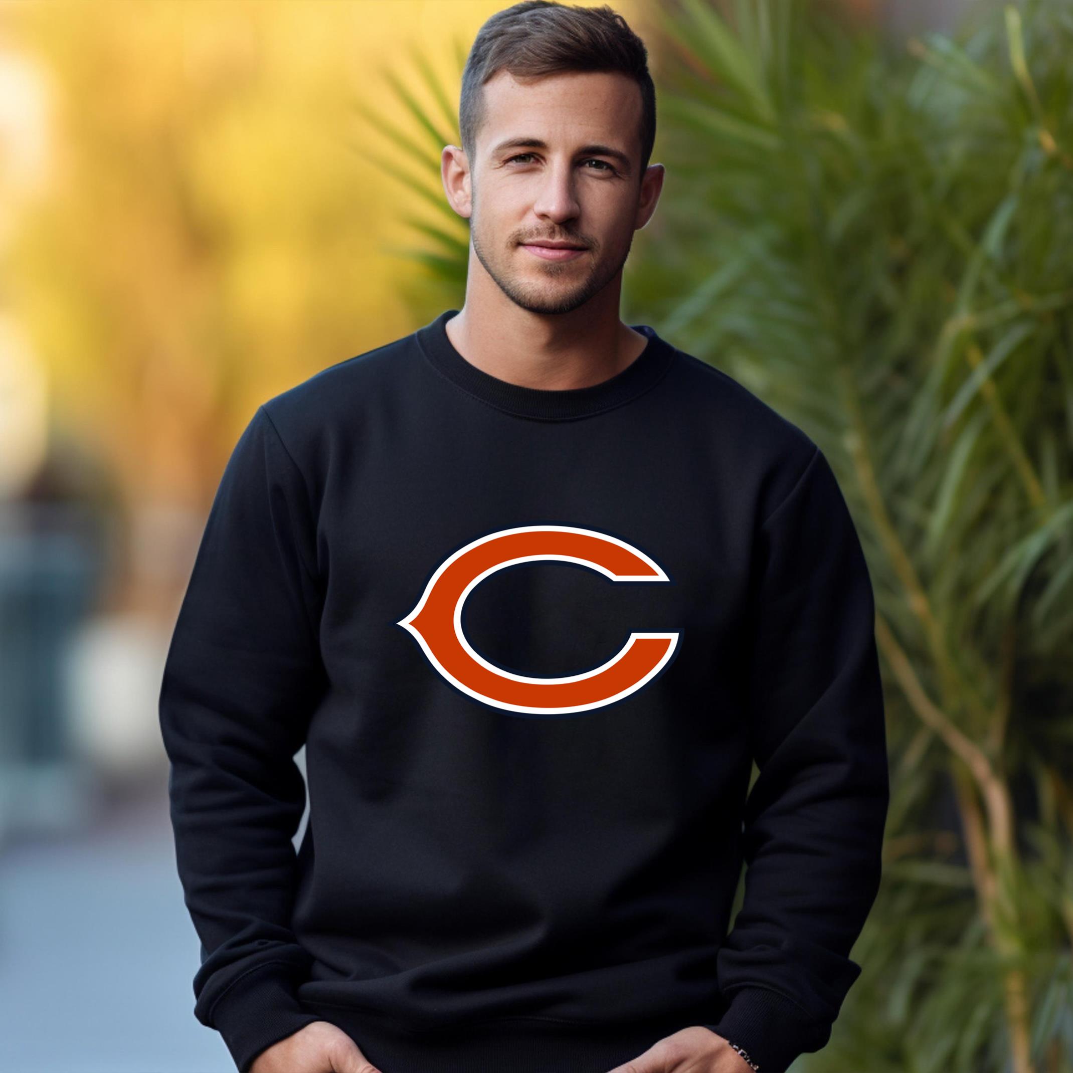 Chicago Bears Team Fan Apparel Adult Sweatshirt, Ultimate Logo Sweatshirt, Gifts For Fans