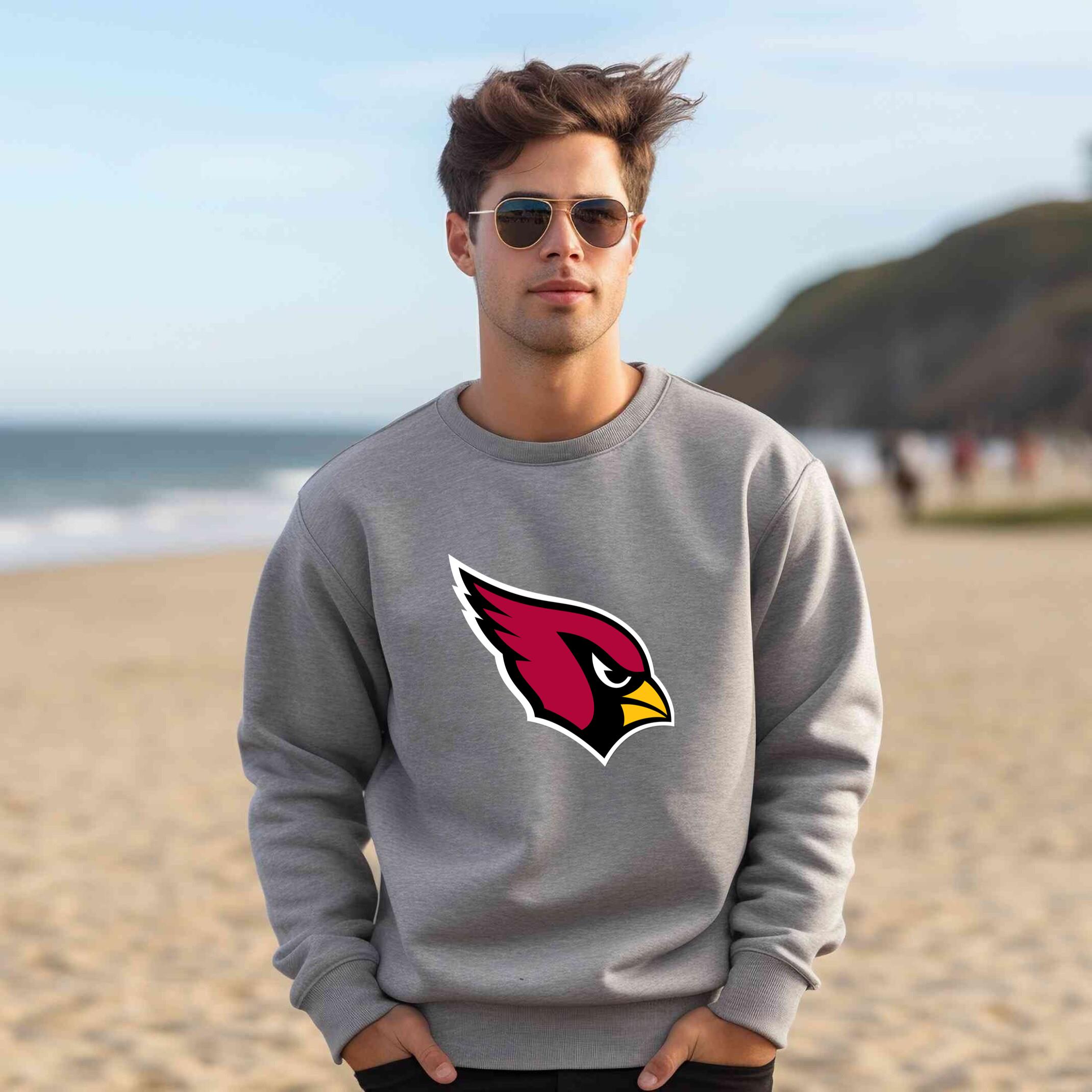 Alternative view of Arizona Cardinals Team Fan Apparel Adult Sweatshirt, Ultimate Logo Sweatshirt, Gifts For Fans