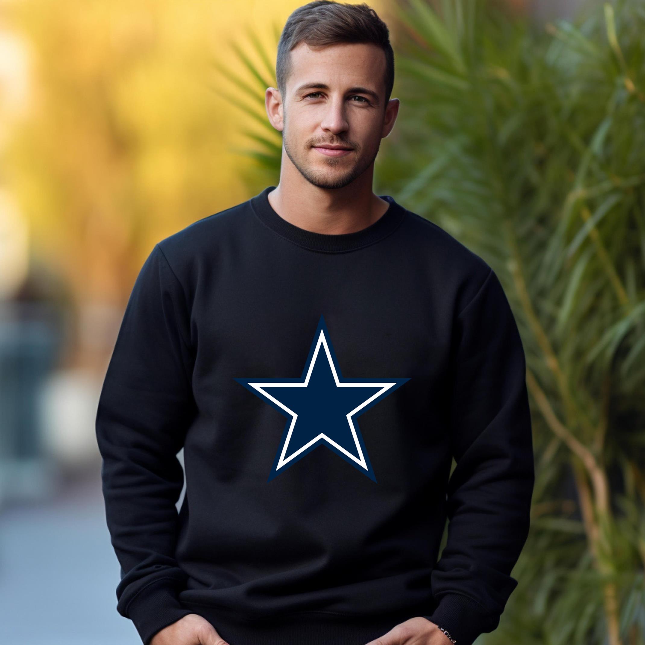 Dallas Cowboys Team Fan Apparel Adult Sweatshirt, Ultimate Logo Sweatshirt, Gifts For Fans