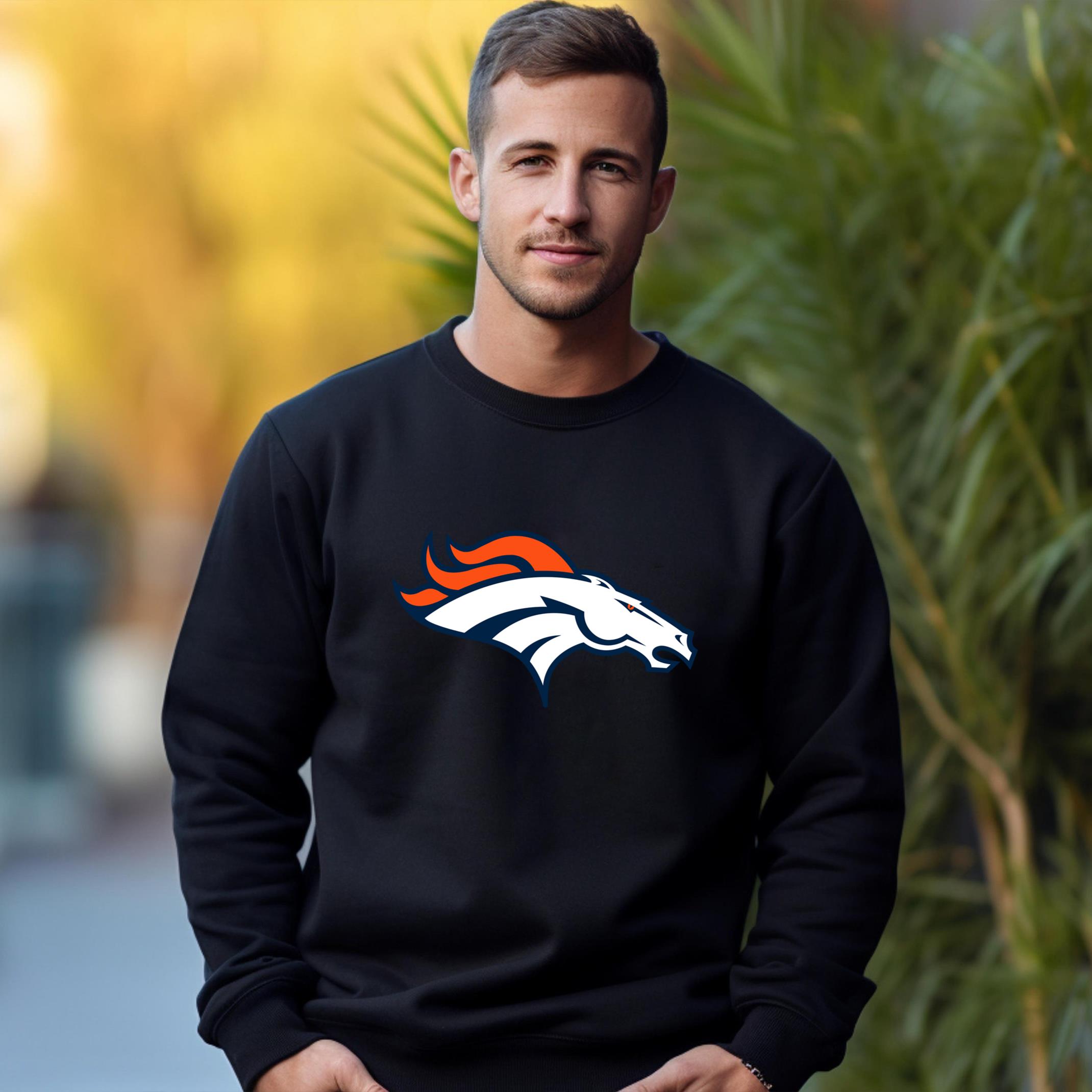 Denver Broncos Team Fan Apparel Adult Sweatshirt, Ultimate Logo Sweatshirt, Gifts For Fans