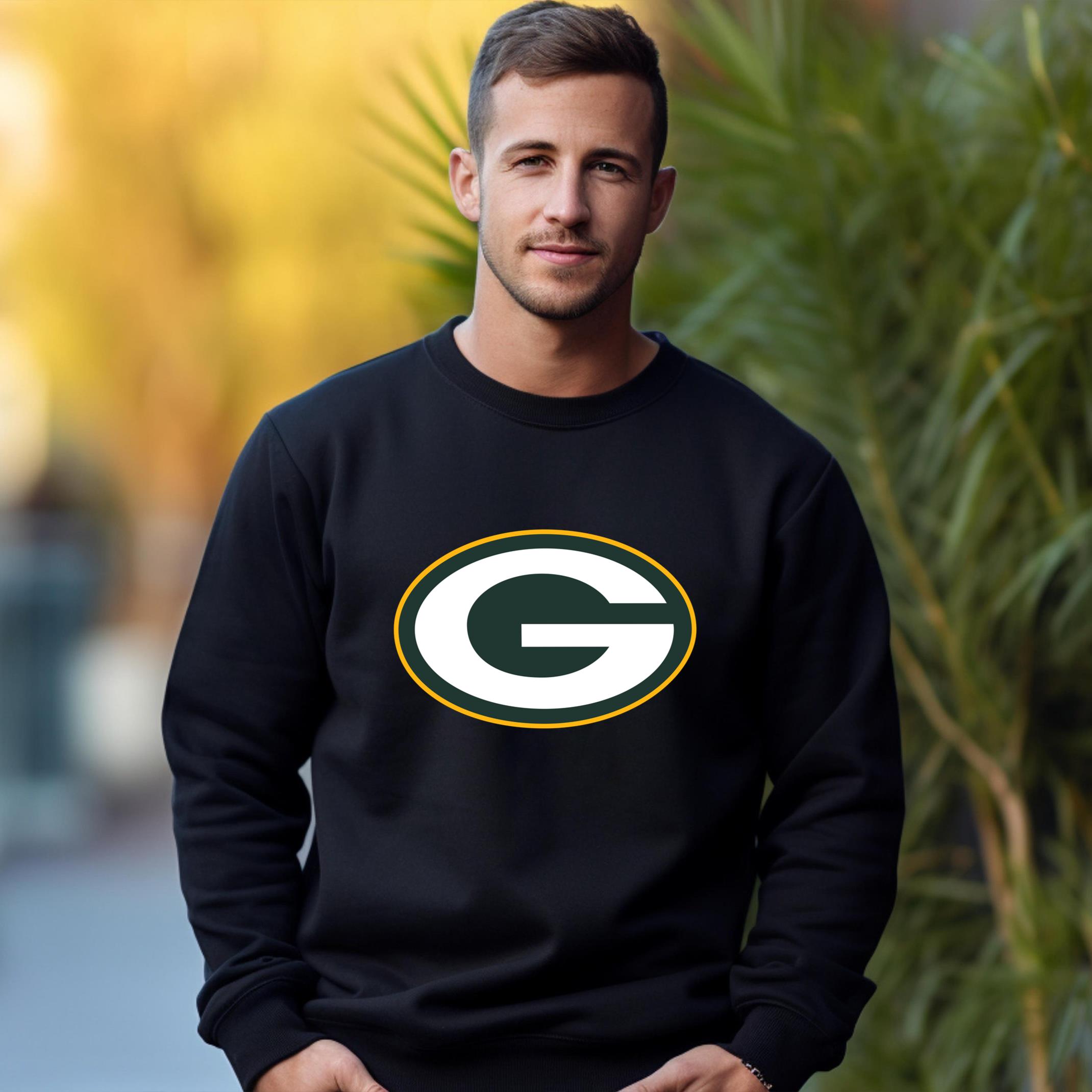 Green Bay Packers Team Fan Apparel Adult Sweatshirt, Ultimate Logo Sweatshirt, Gifts For Fans