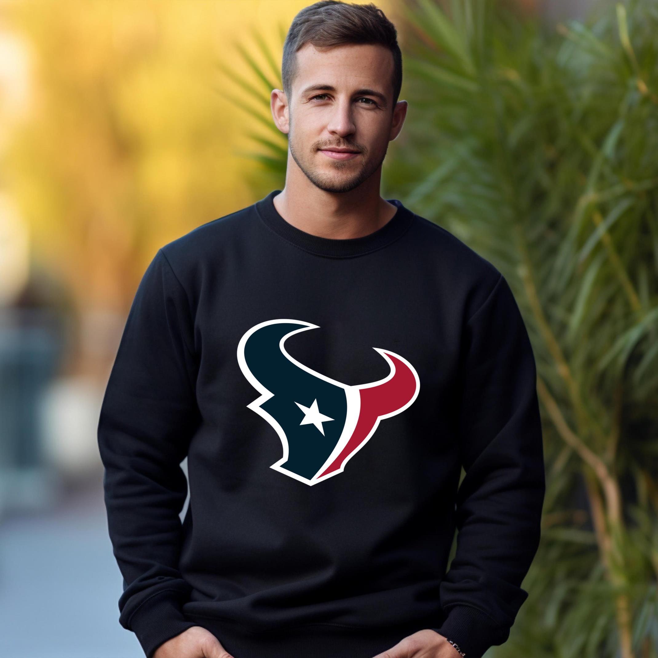 Houston Texans Team Fan Apparel Adult Sweatshirt, Ultimate Logo Sweatshirt, Gifts For Fans