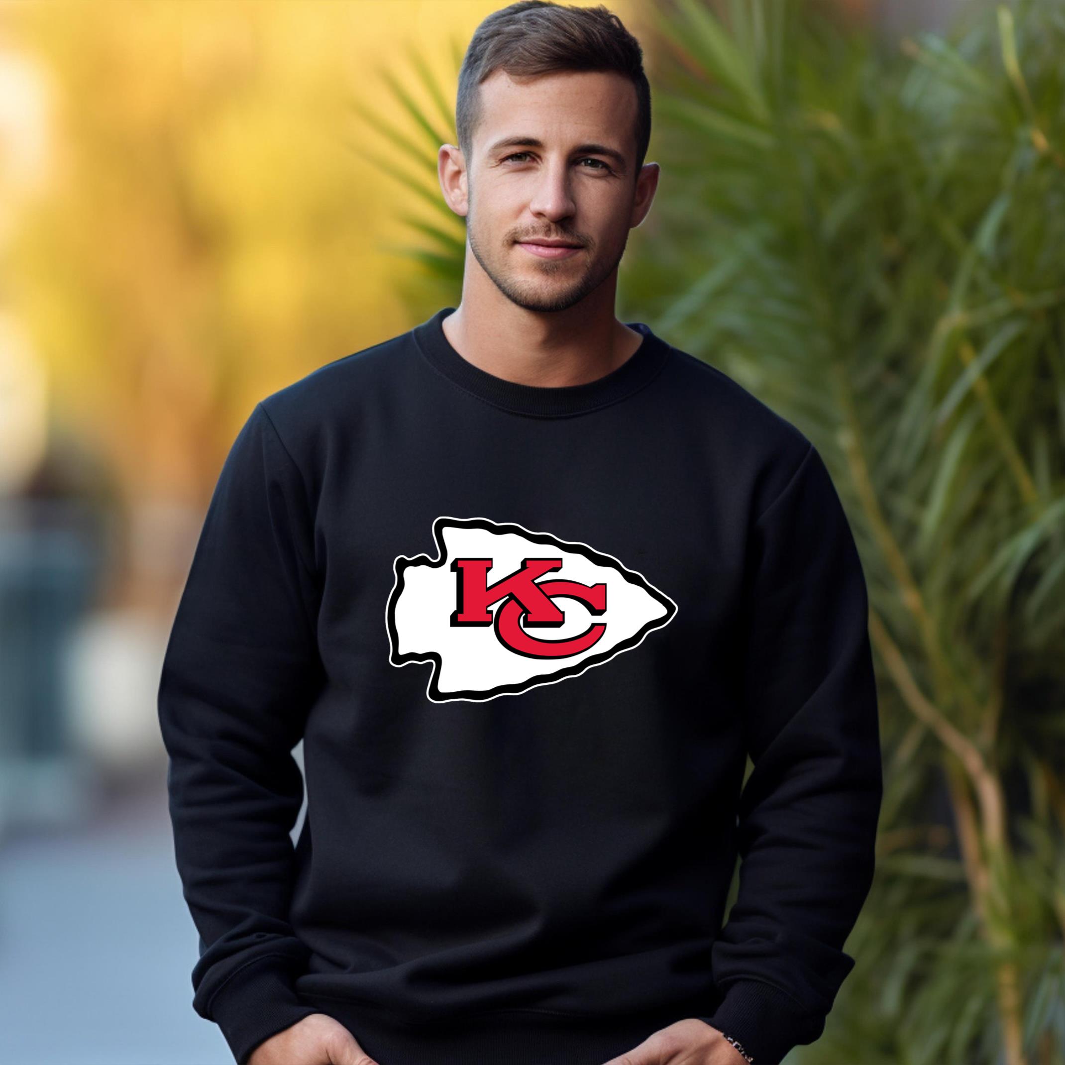 Kansas City Chiefs Team Fan Apparel Adult Sweatshirt, Ultimate Logo Sweatshirt, Gifts For Fans