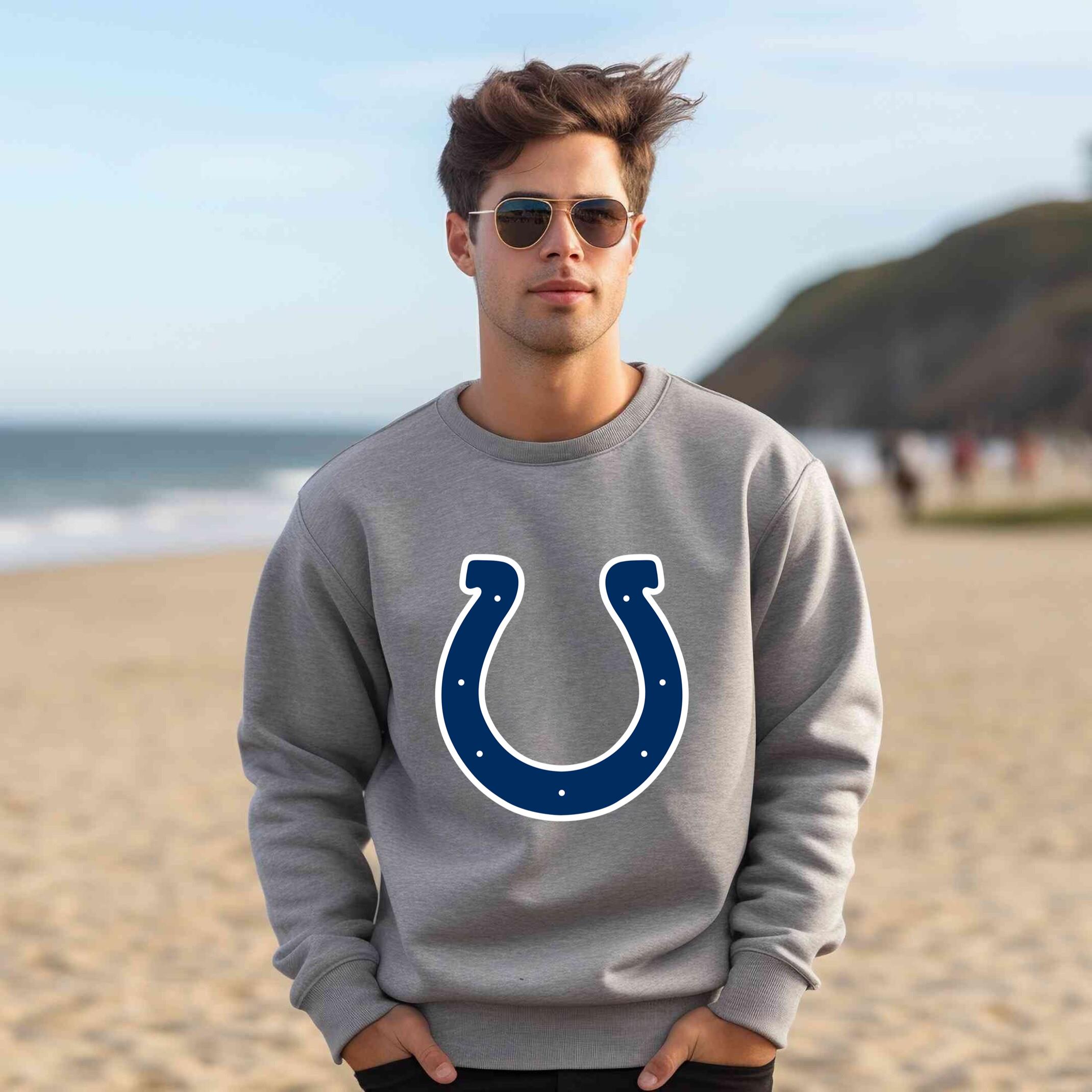 Alternative view of Indianapolis Colts Team Fan Apparel Adult Sweatshirt, Ultimate Logo Sweatshirt, Gifts For Fans