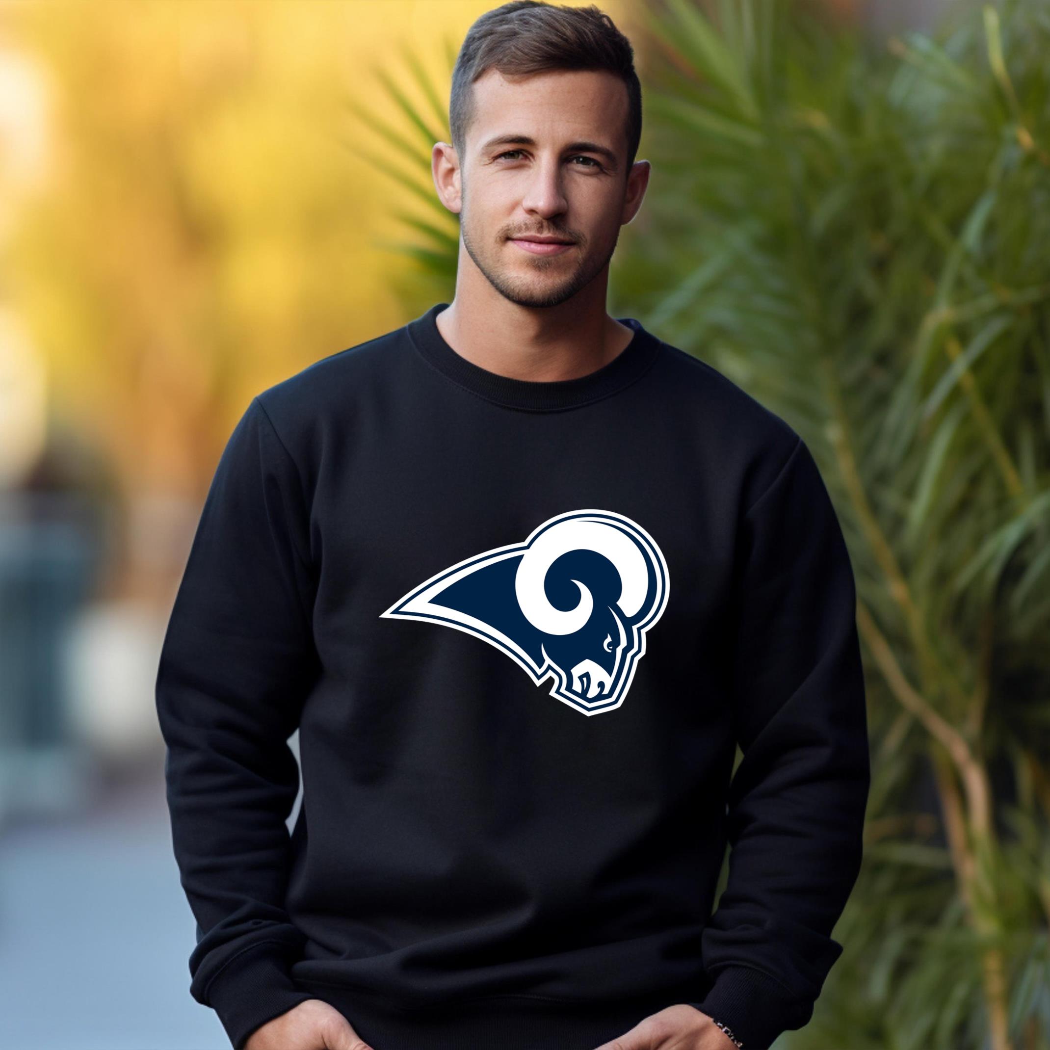 Los Angeles Rams Team Fan Apparel Adult Sweatshirt, Ultimate Logo Sweatshirt, Gifts For Fans