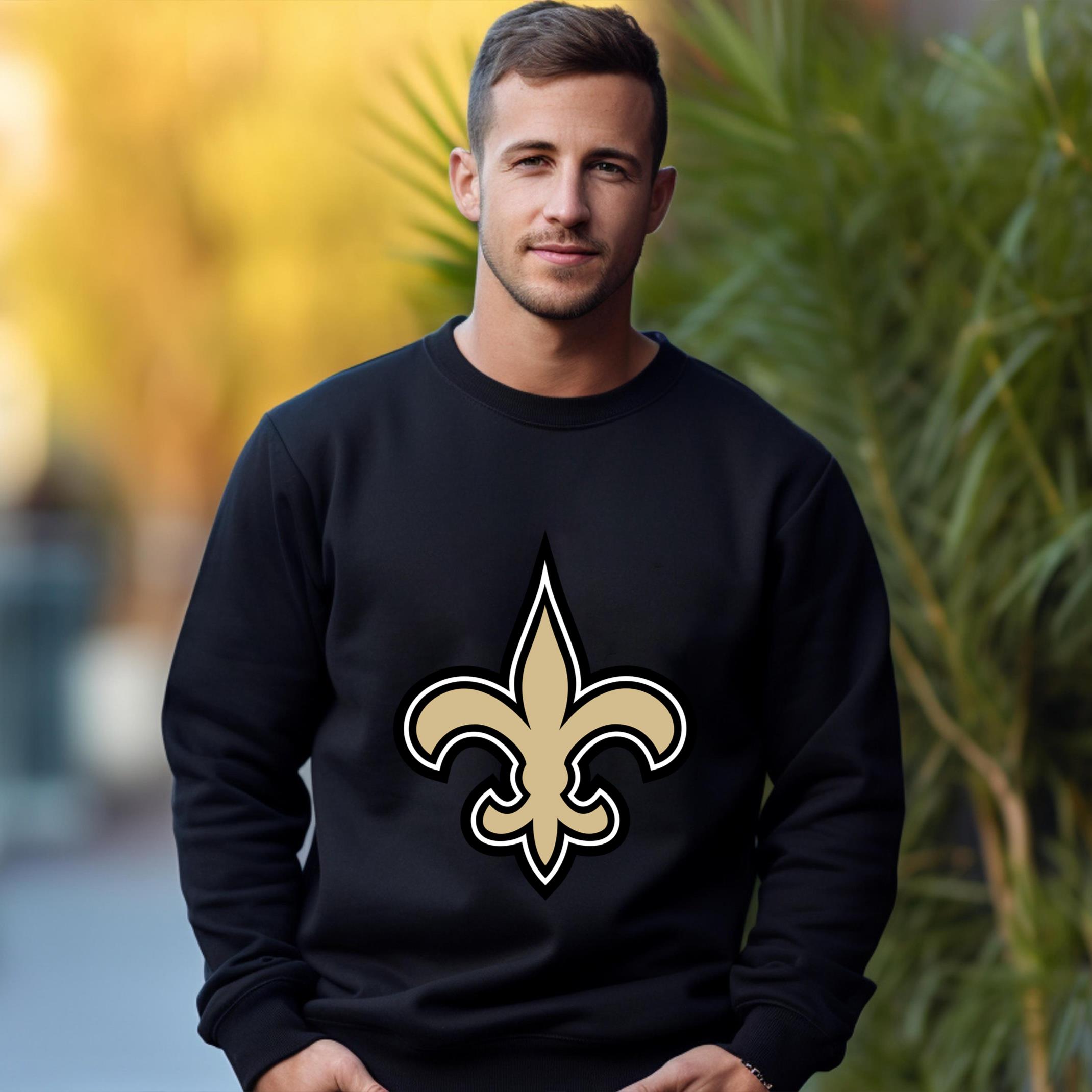 New Orleans Saints Team Fan Apparel Adult Sweatshirt, Ultimate Logo Sweatshirt, Gifts For Fans