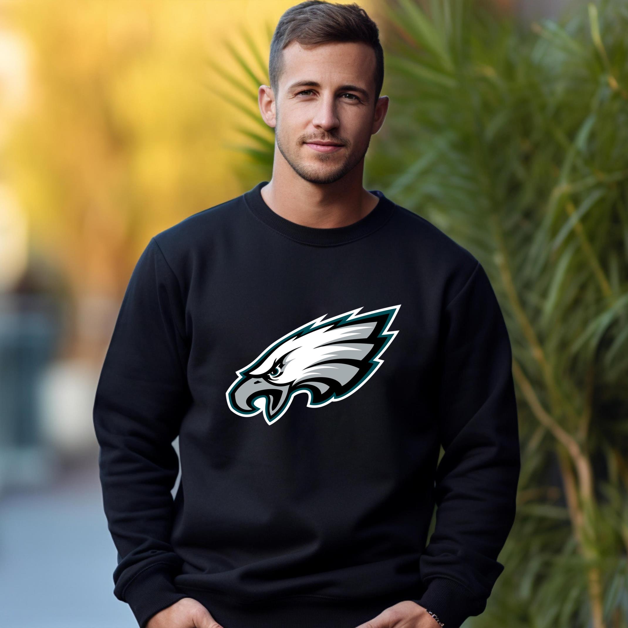 Philadelphia Eagles Team Fan Apparel Adult Sweatshirt, Ultimate Logo Sweatshirt, Gifts For Fans