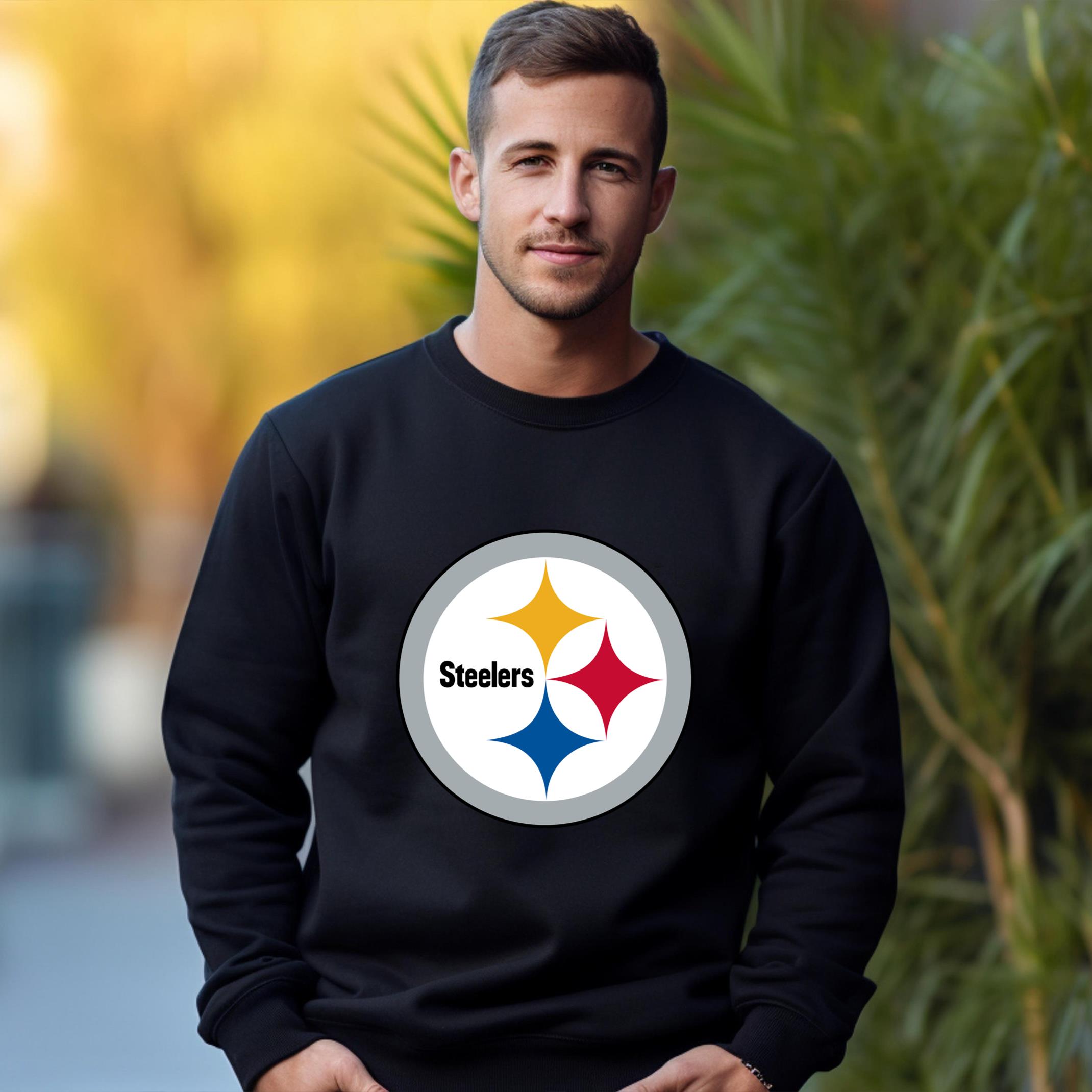 Pittsburgh Steelers Team Fan Apparel Adult Sweatshirt, Ultimate Logo Sweatshirt, Gifts For Fans