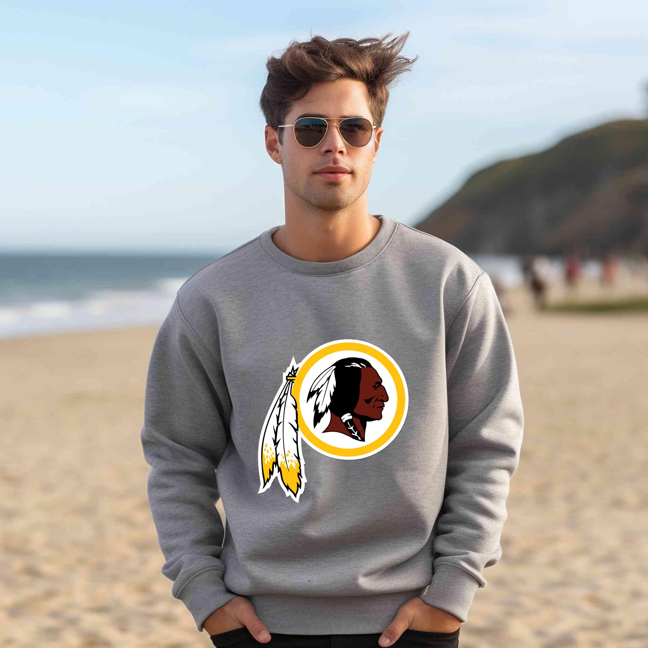 Alternative view of Washington Redskins Team Fan Apparel Adult Sweatshirt, Ultimate Logo Sweatshirt, Gifts For Fans
