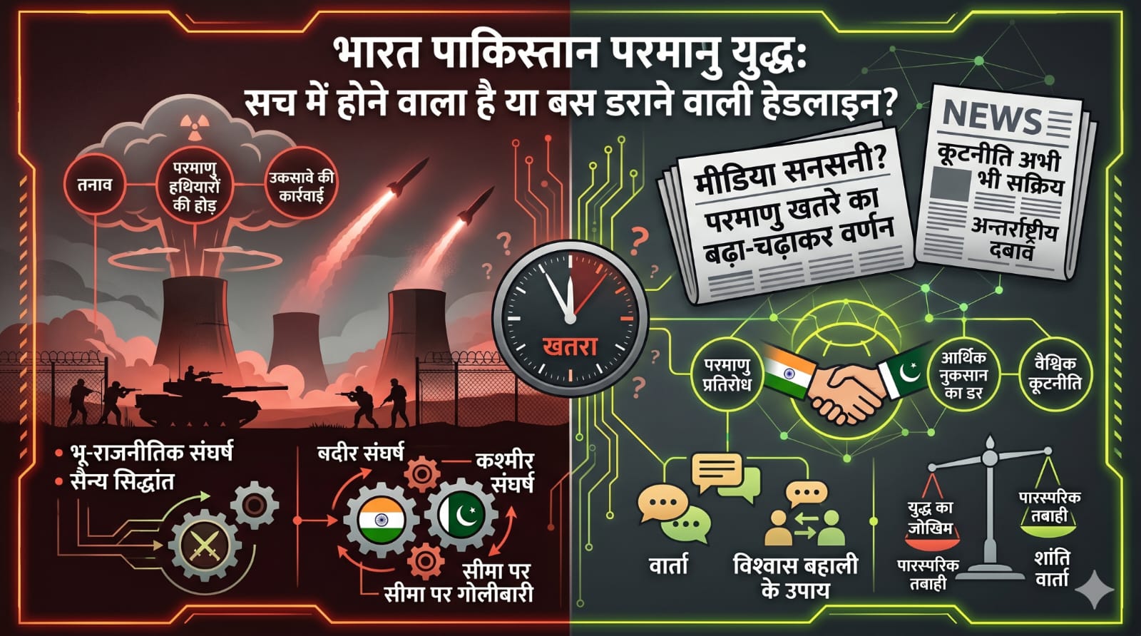 भारत पाकिस्तान परमाणु युद्ध: सच में होने वाला है या बस डराने वाली हेडलाइन?