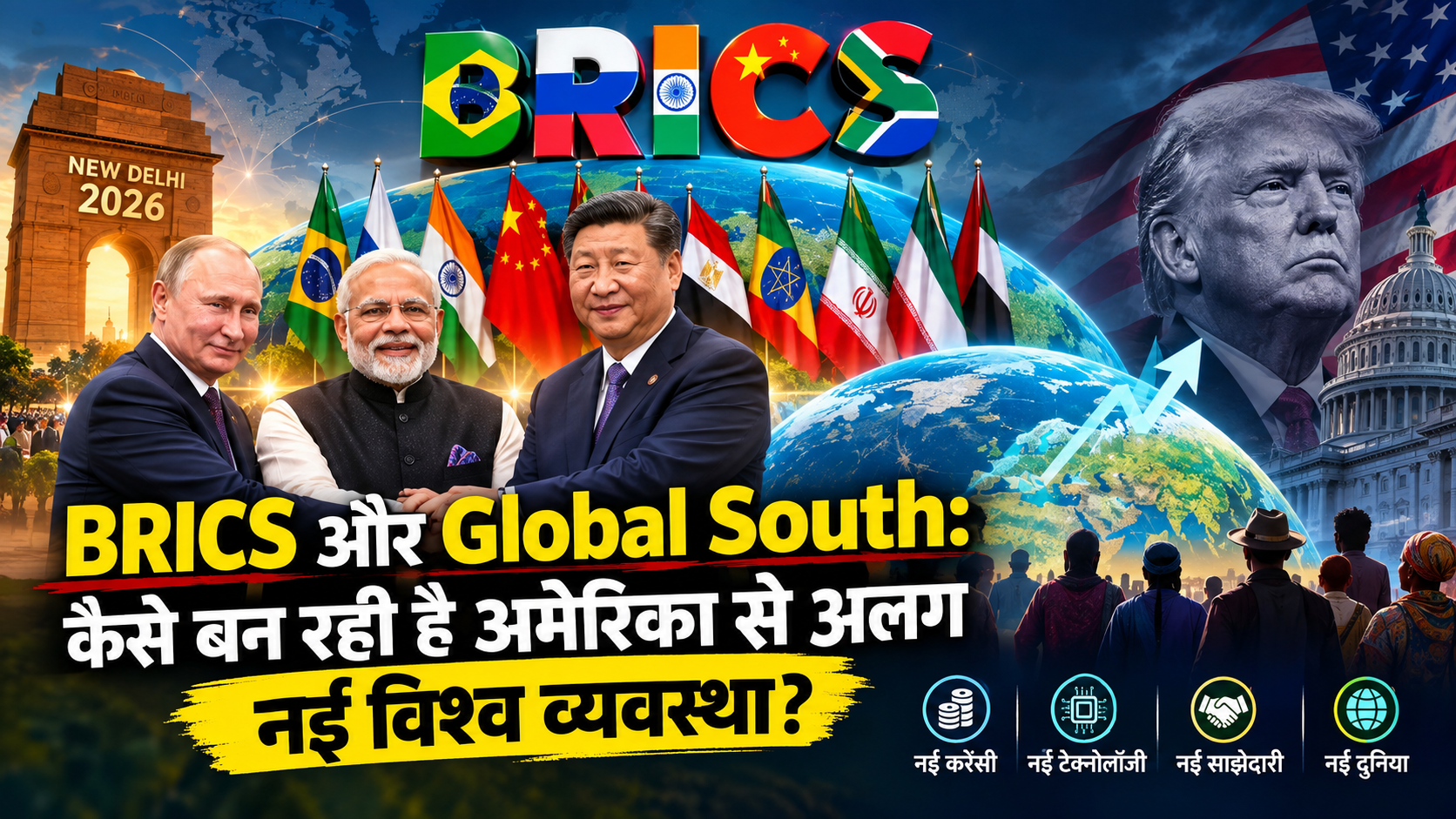 BRICS और Global South: क्या बदल रही है विश्व व्यवस्था?