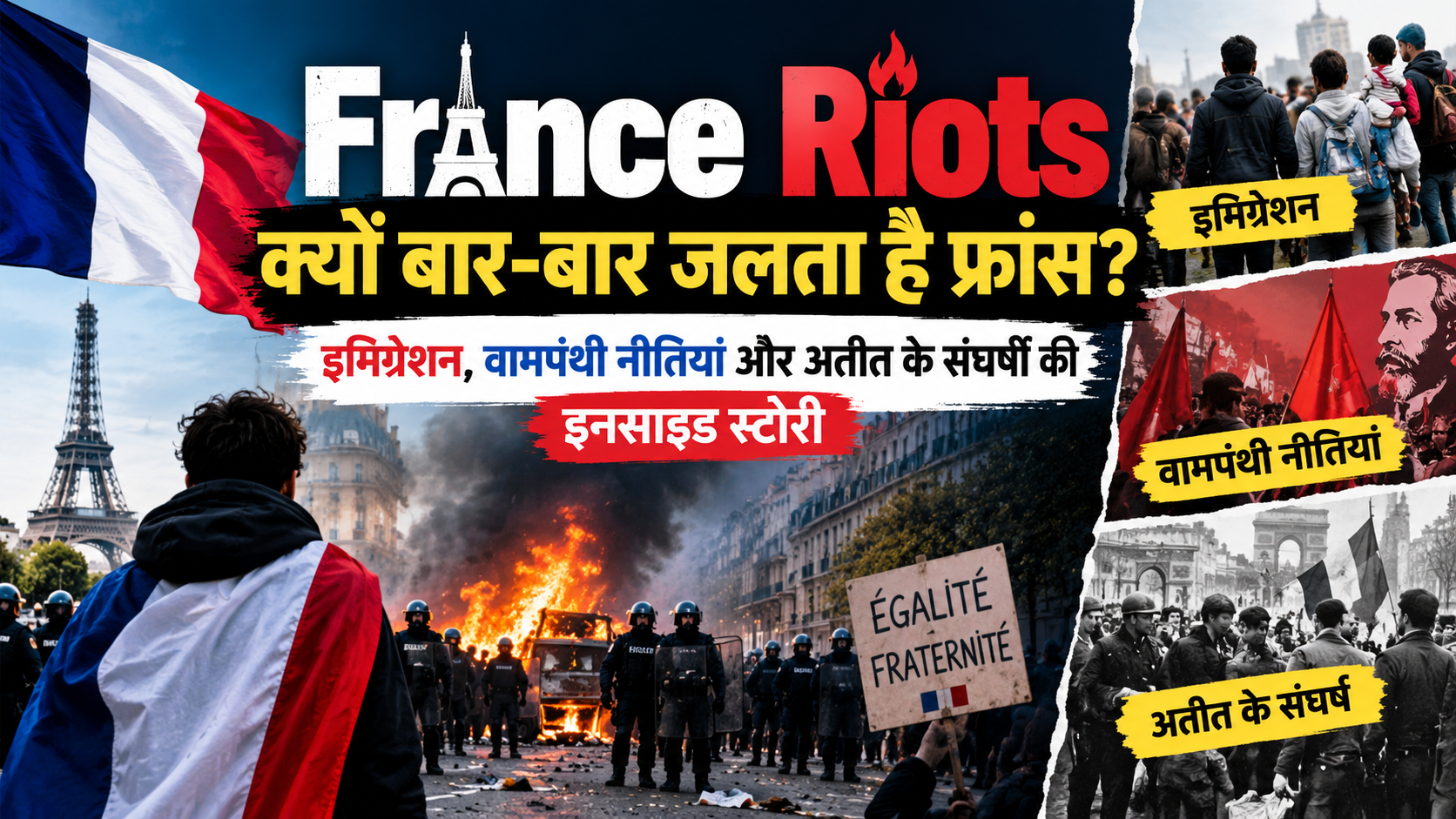 France Riots: क्यों बार-बार जलता है फ्रांस? इमिग्रेशन, वामपंथी नीतियां और अतीत के संघर्षों की इनसाइड स्टोरी