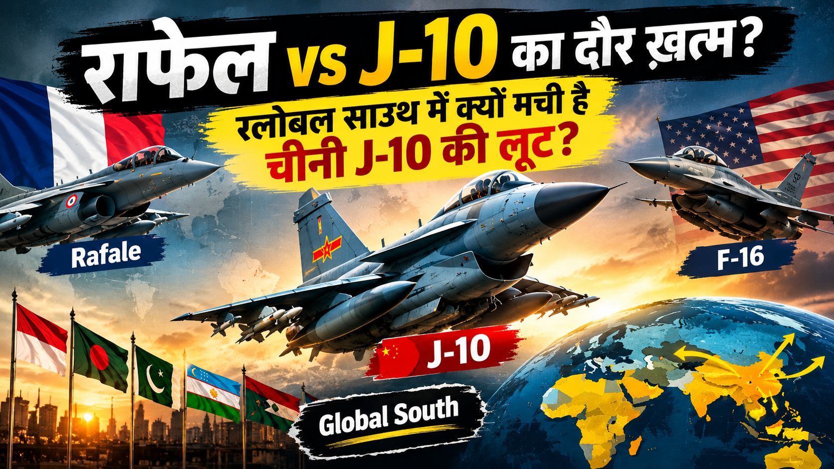 राफेल vs J-10: क्या F-16 और राफेल का दौर खत्म? ग्लोबल साउथ में क्यों मची है चीनी J-10 की लूट?