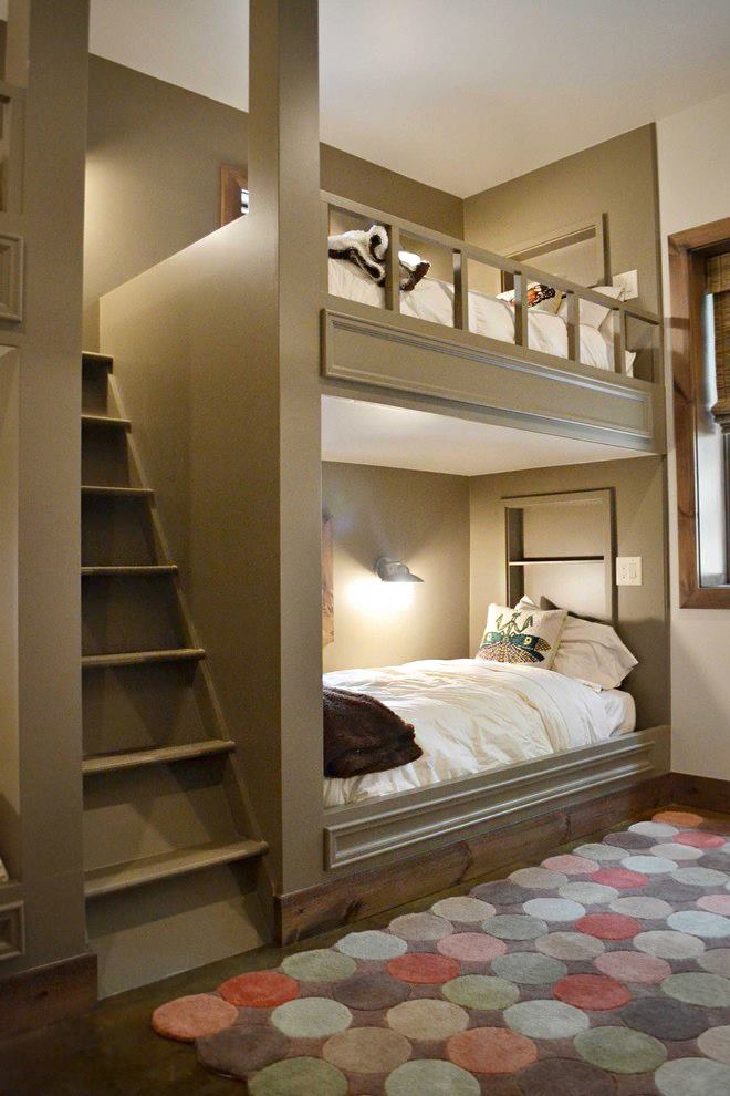 High End Built In Bunk Bed