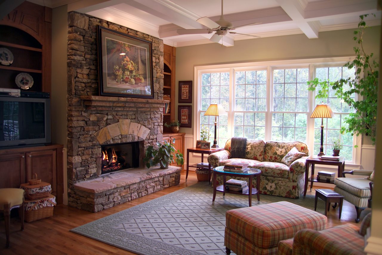 English Country Style Living Room