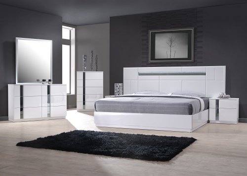 Alternative Product bedroom set with lacquer Headboard