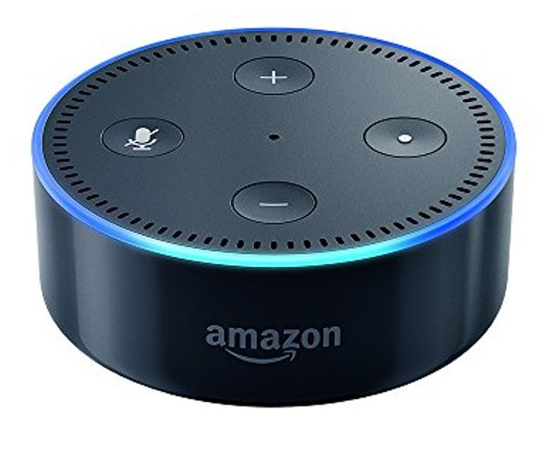 Echo Dot (2nd Generation) - Smart speaker with Alexa - Black Echo Dot is a hands-free, voice-controlled device with a small built-in speaker. The sleek and compact design makes Echo Dot a convenient addition to any room in the house.