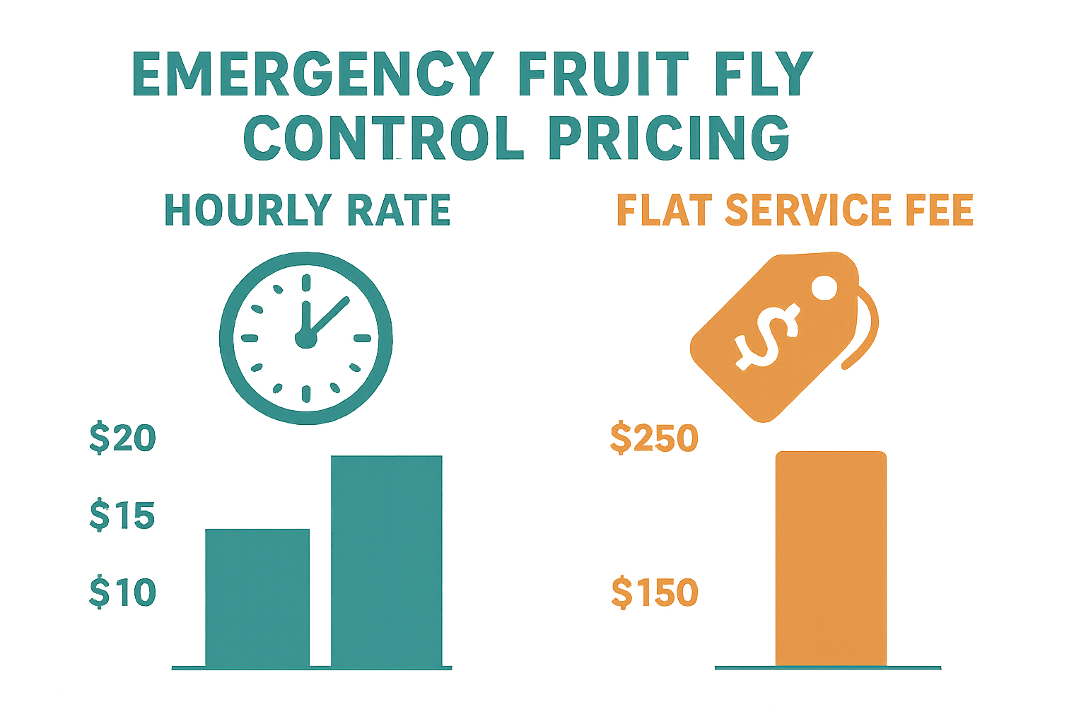 Technician setting up fruit fly traps in a kitchen