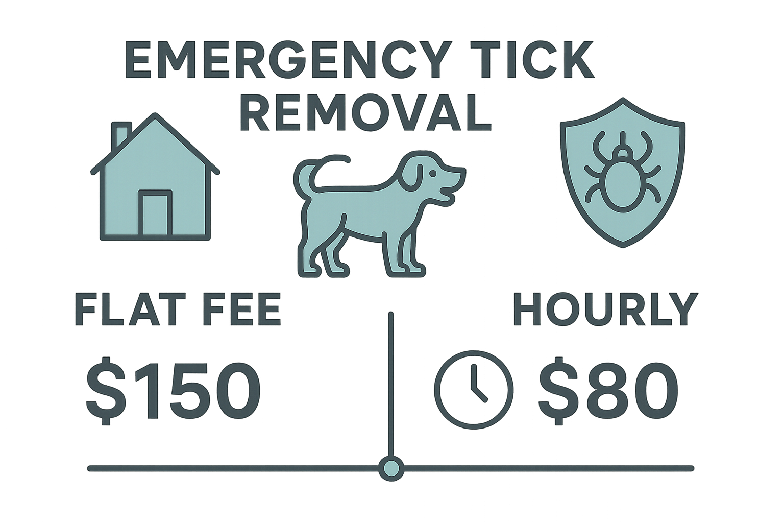 Emergency Tick Control in Suwanee, Georgia: What to Do Right Now 5 Comparison of flat fee versus hourly pricing for emergency tick control
