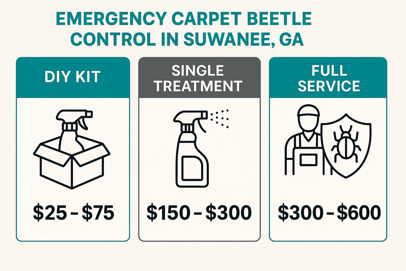 Pricing comparison infographic for DIY kit, professional single‑treatment, and annual plan
