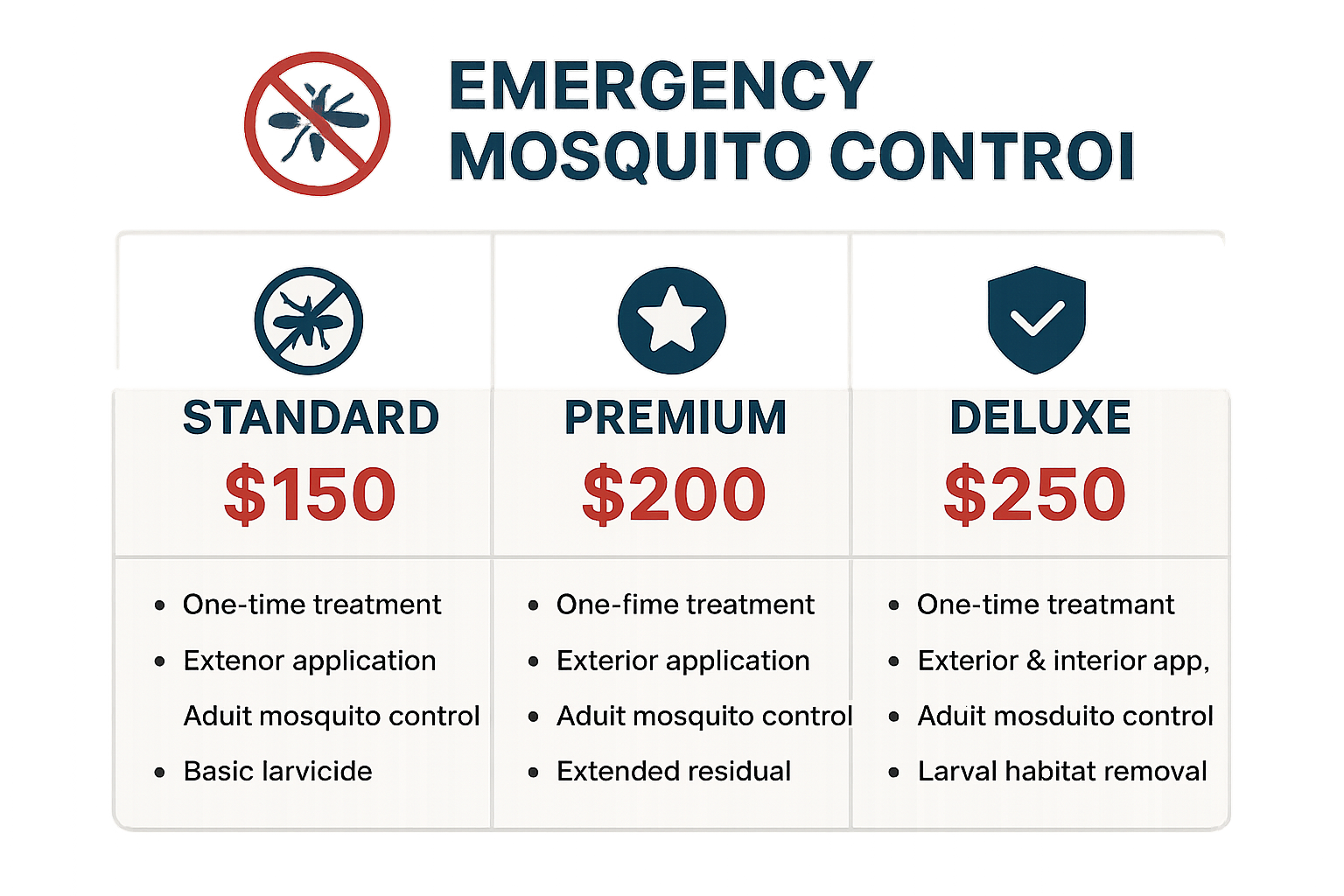 Mosquito control technician applying treatment in a suburban yard