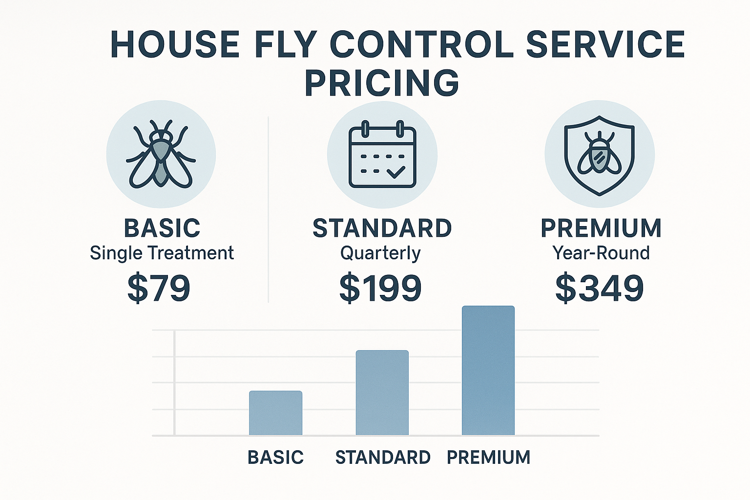 Anthem Pest Control house fly service tier infographic