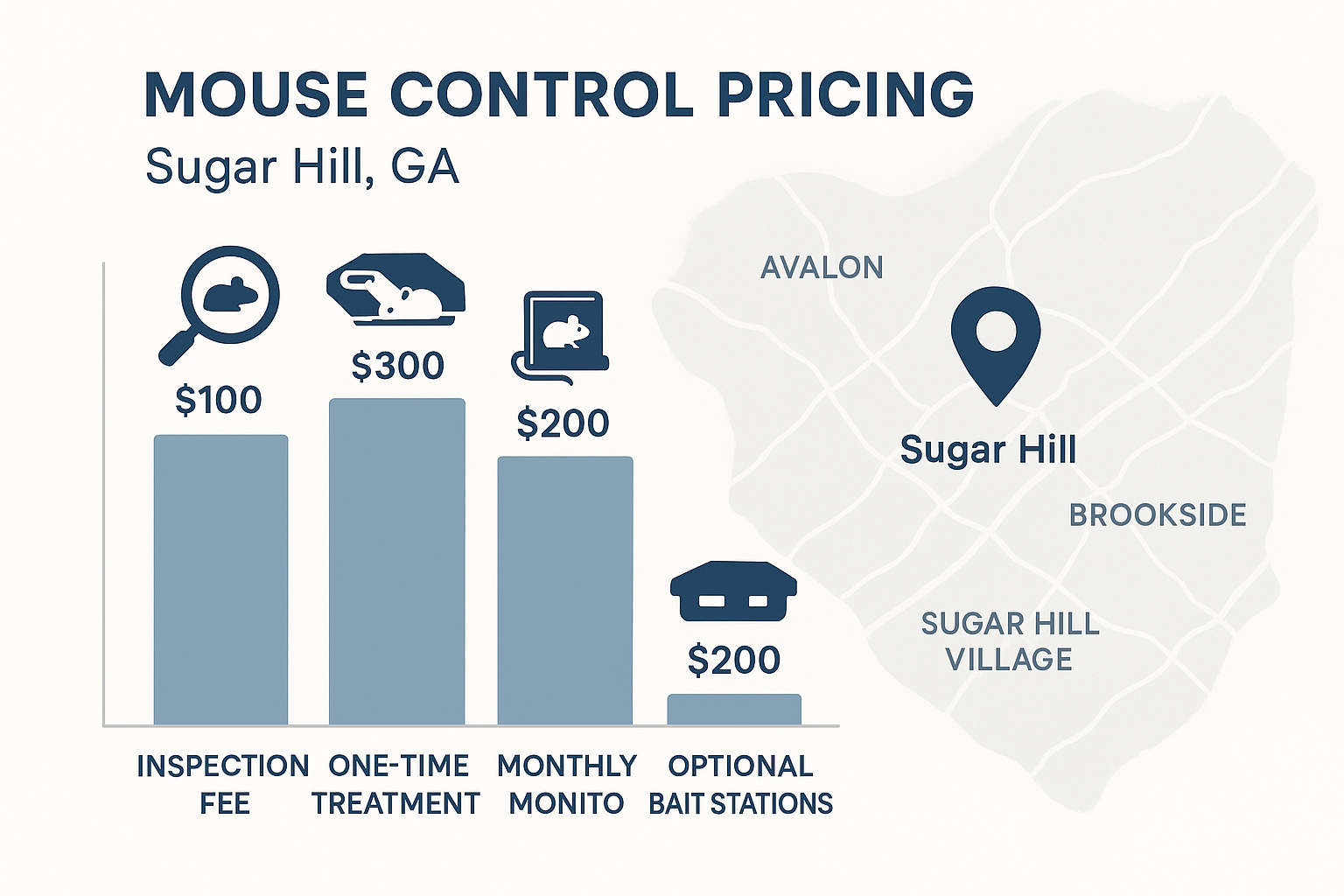 mouse control cost Sugar Hill