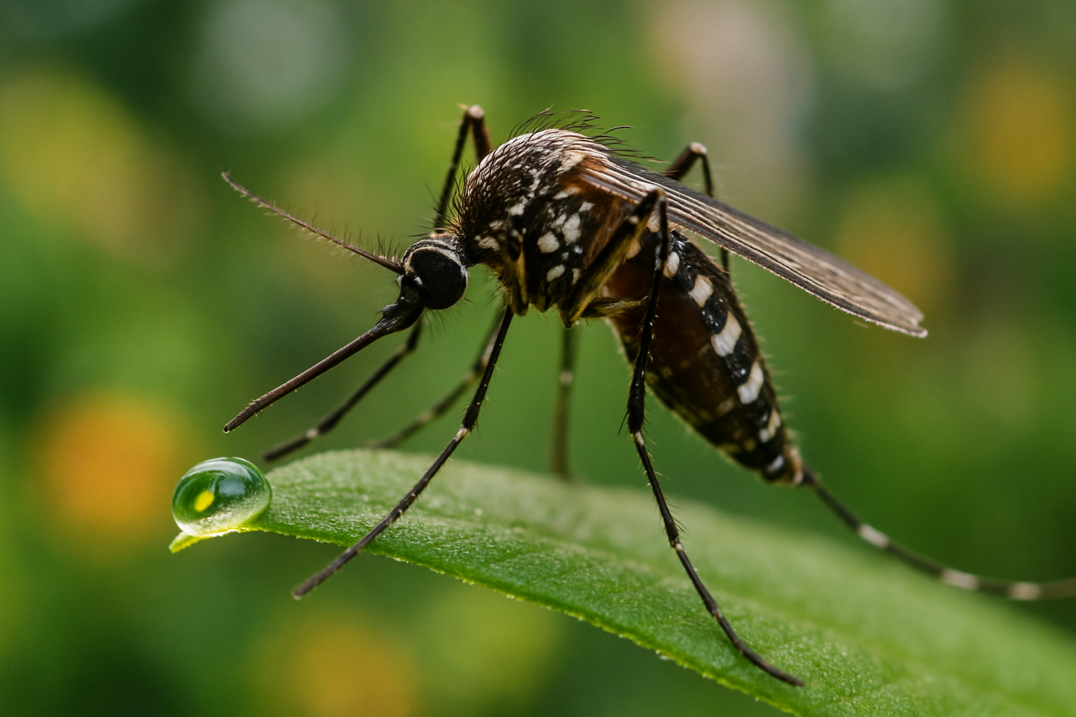Close‑up view of common Orlando mosquito species