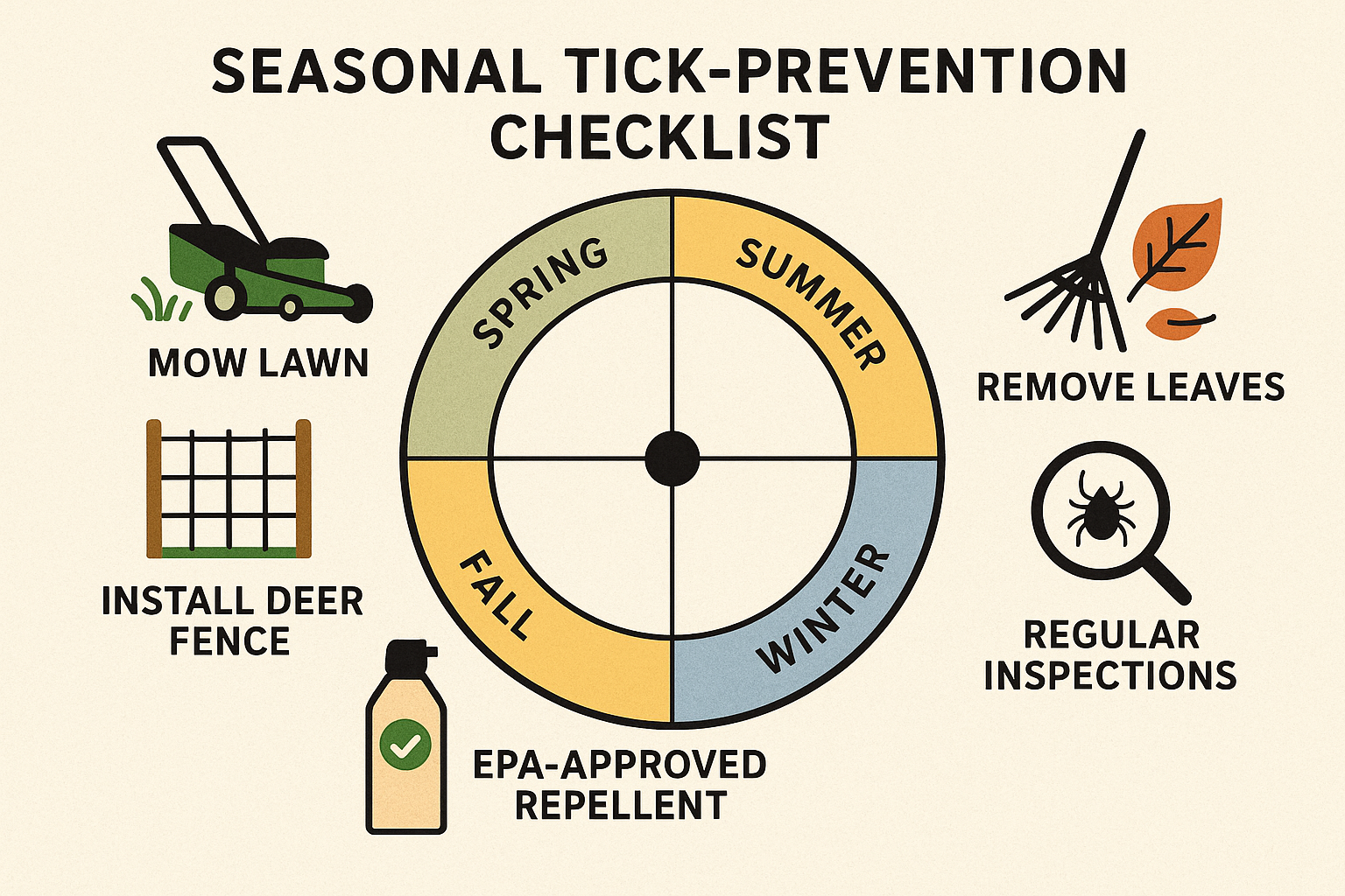 Top-Rated Tick Control in Marietta, Georgia: Cost, Treatment & Tips 4 Seasonal tick‑prevention checklist for Marietta homeowners