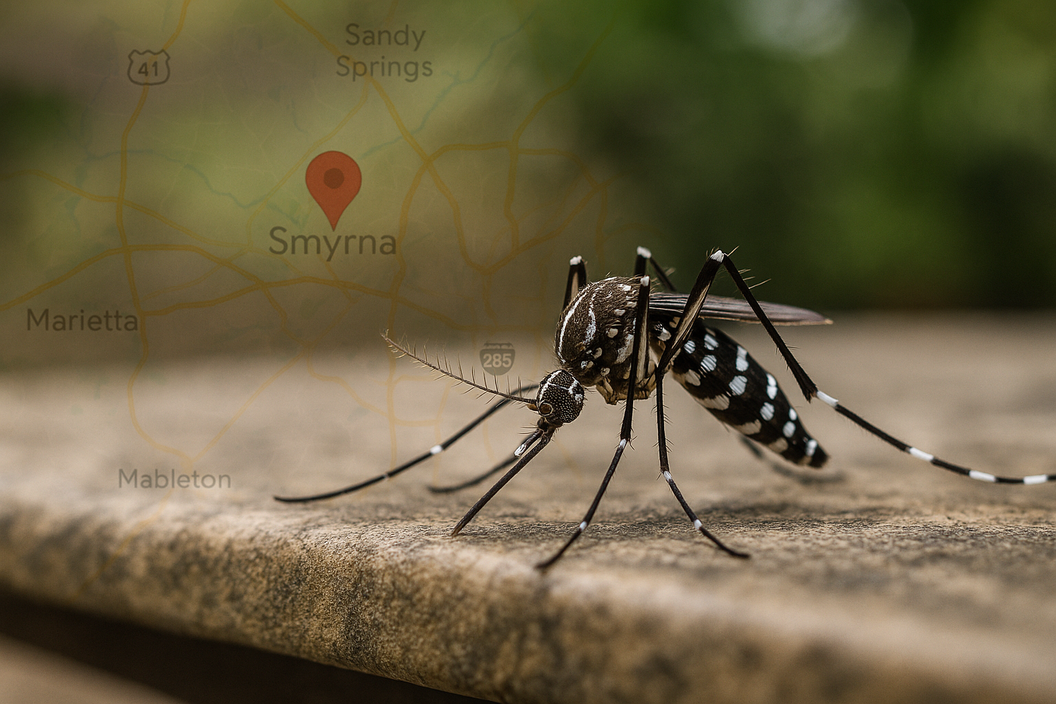 Common mosquito breeding sites around a home