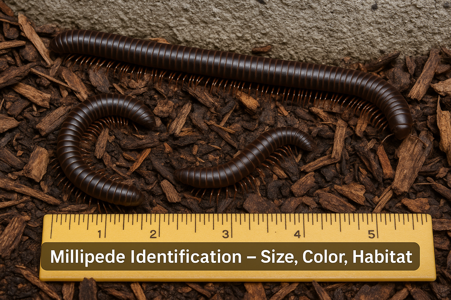 Millipede inspection checklist illustration