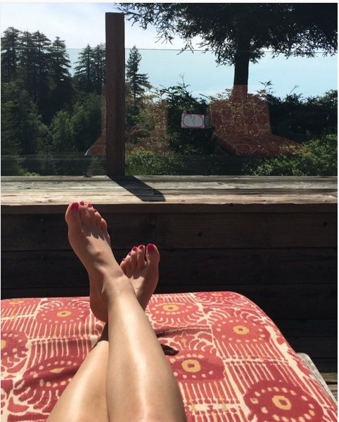 Lucy Hale Foot Feet