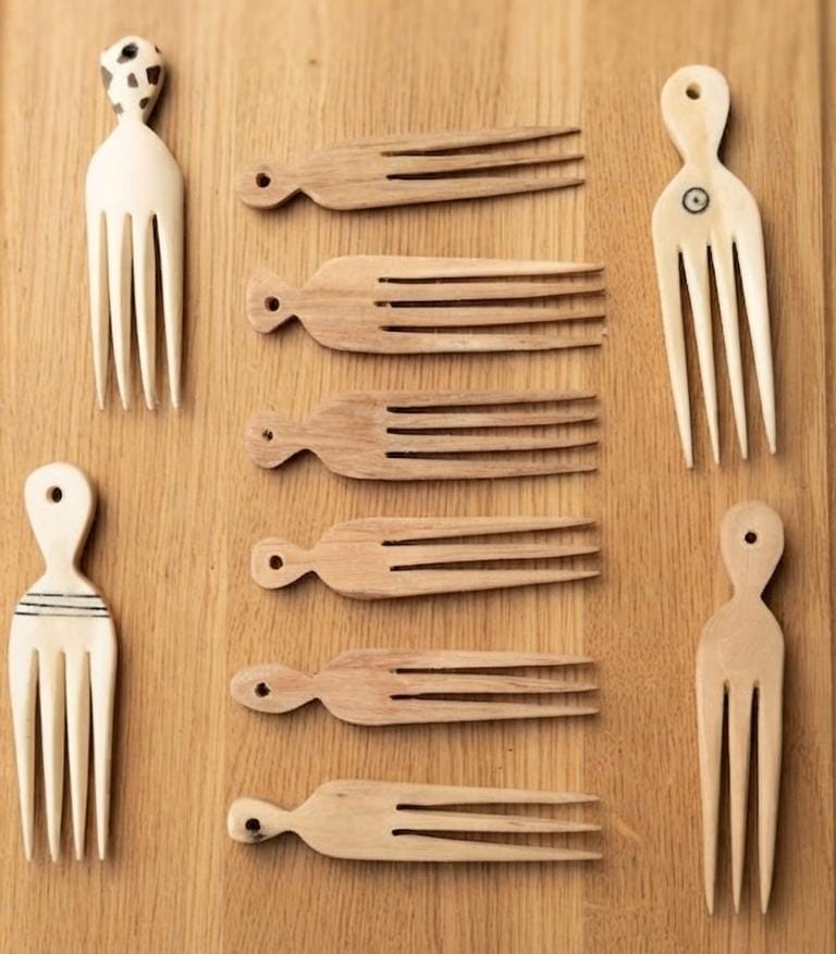 wooden comb