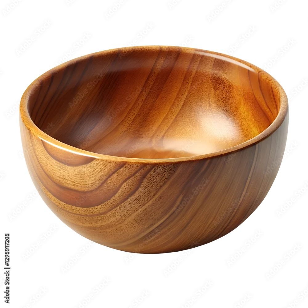 Wooden Round Bowl