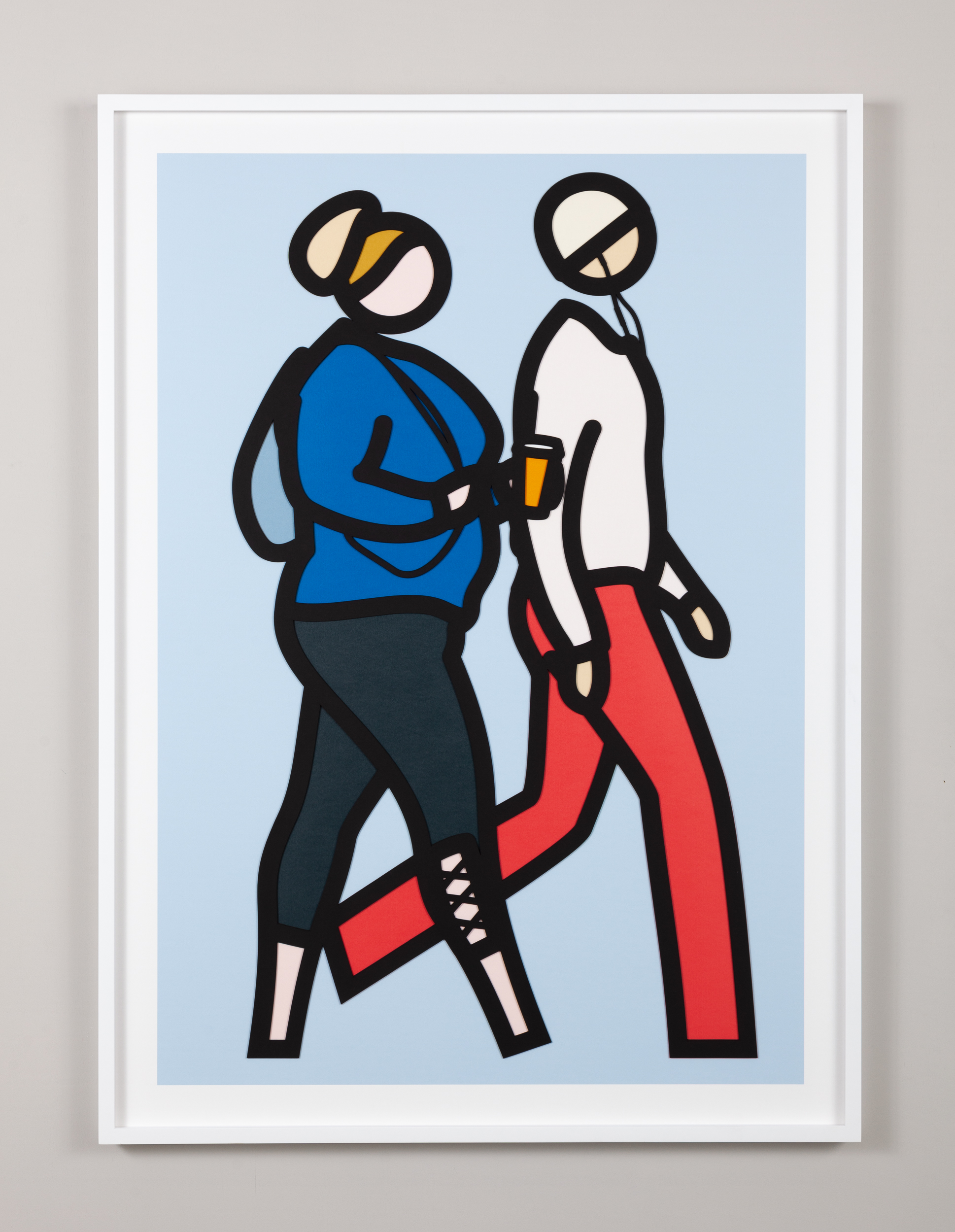 Julian Opie | New York Couple 8., 2019 | Art Basel