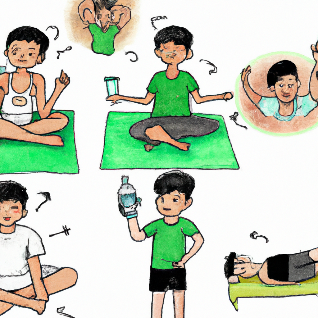 Draw a healthy man image