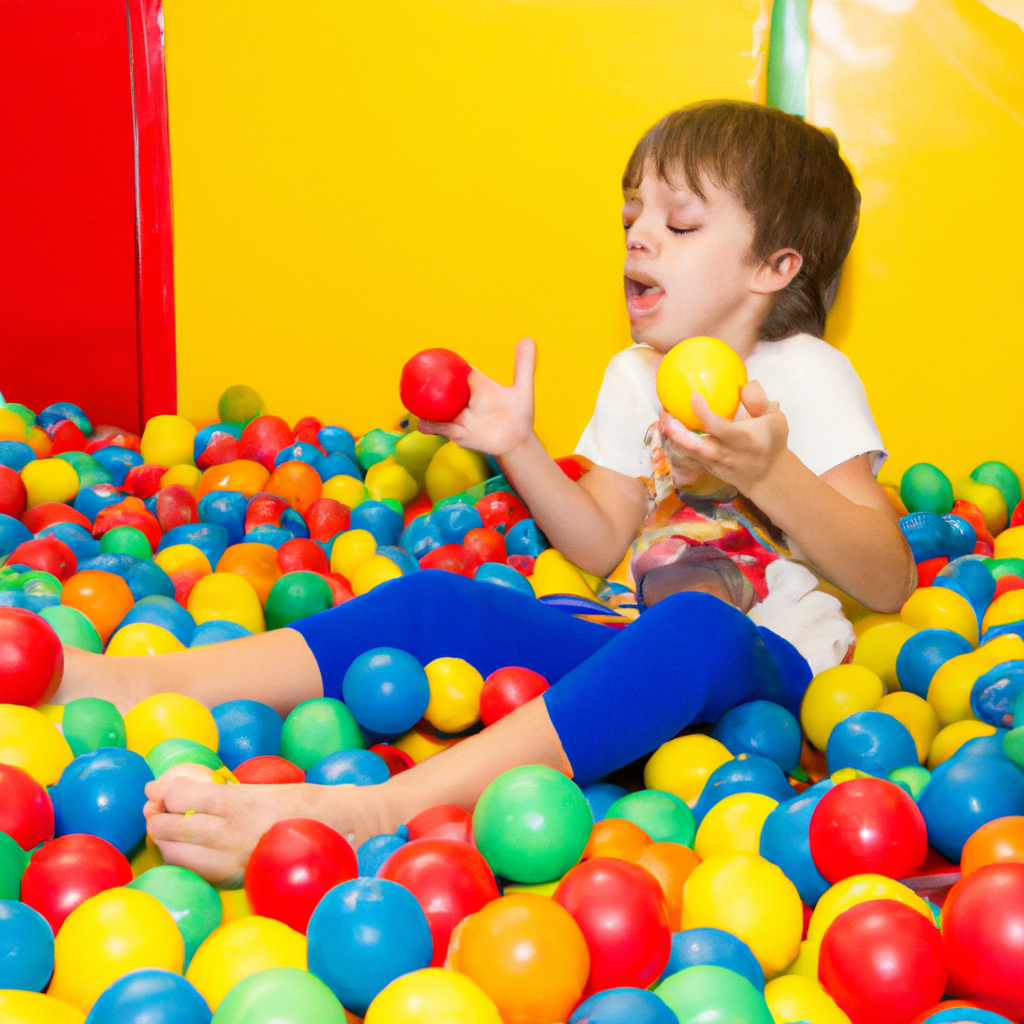 boy playing with his balls