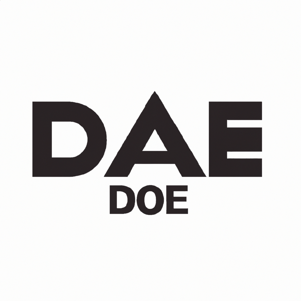 Logo tecnológico que diga: Dae Store