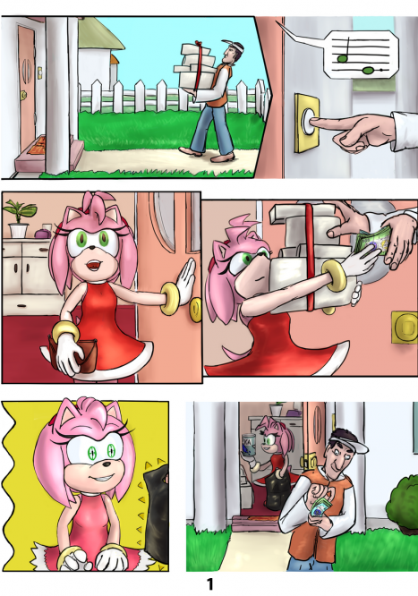 Amy's Blues Porn comic Cartoon porn comics on Sonic the Hedgehog