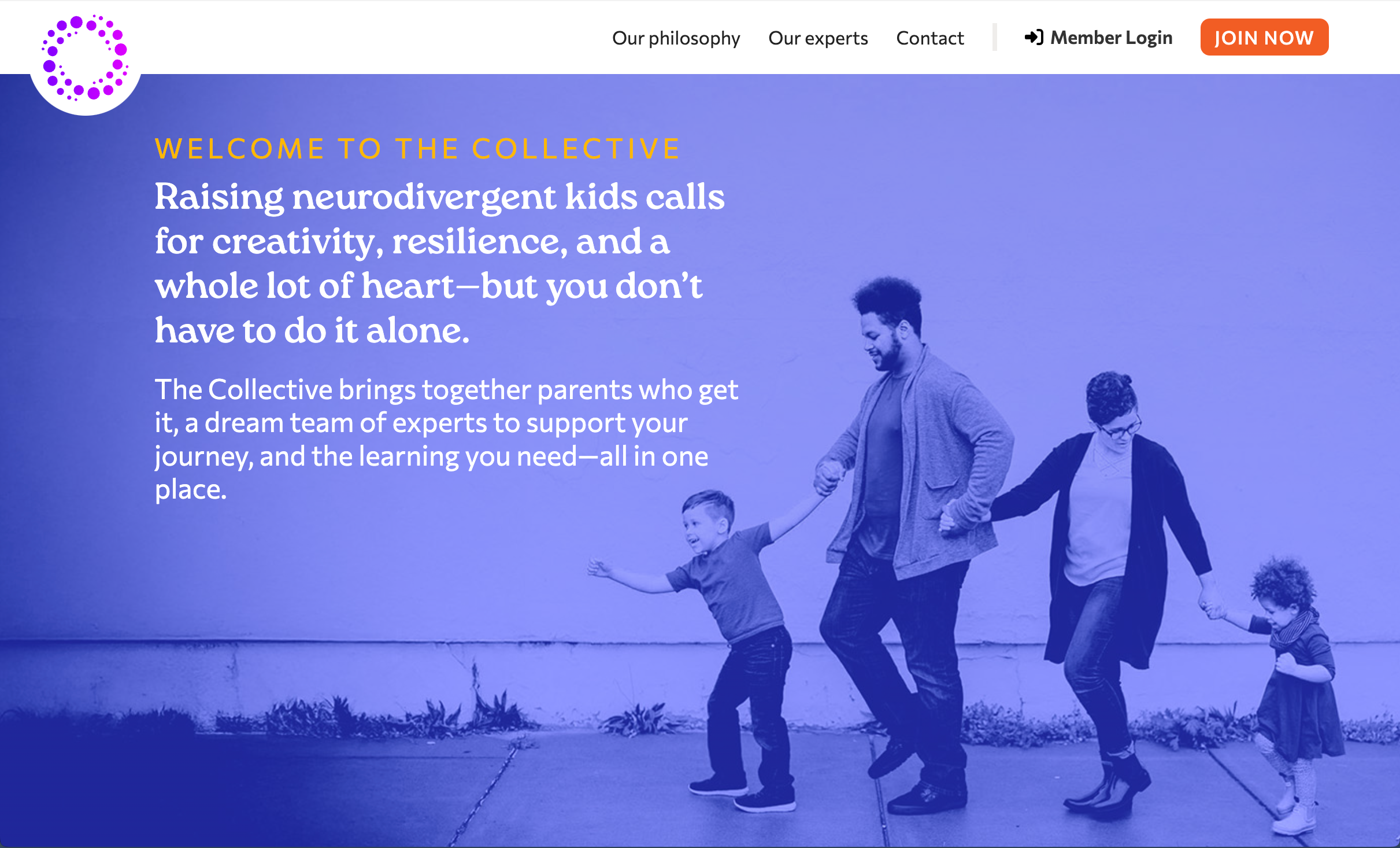 Screenshot from Neurodivergent Parent Collective