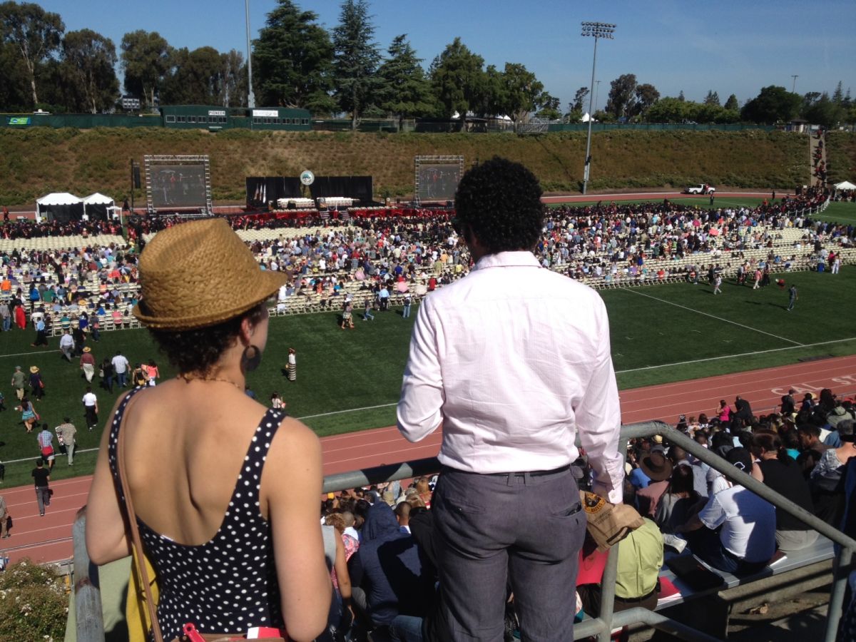 Overlooking the Crowd