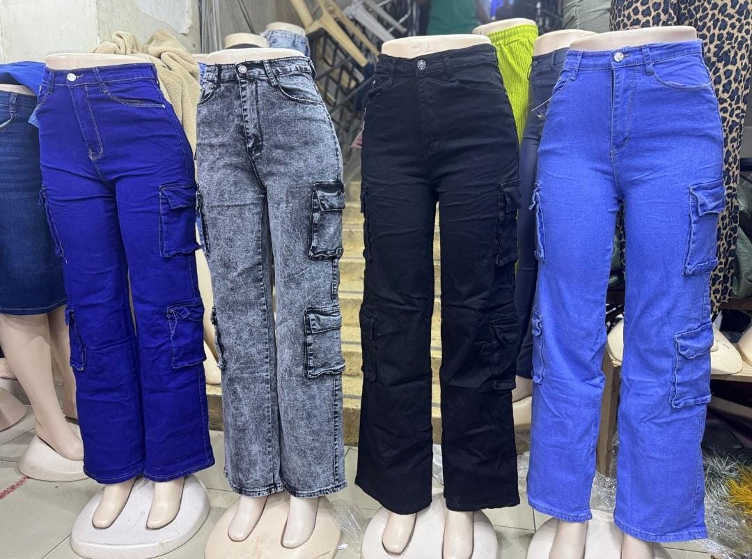 Women cargo jeans